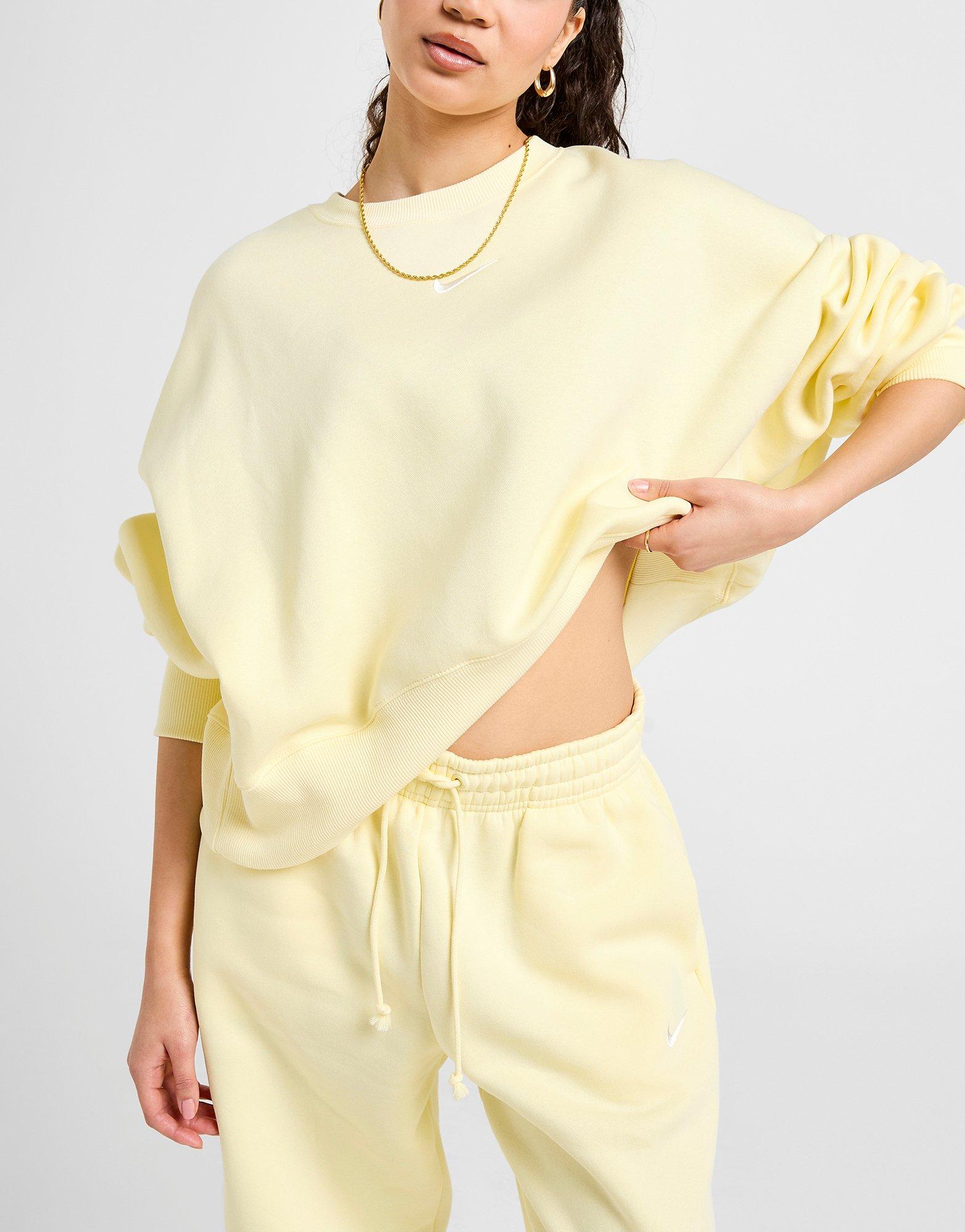 Phoenix Crop Oversized Crew Sweatshirt