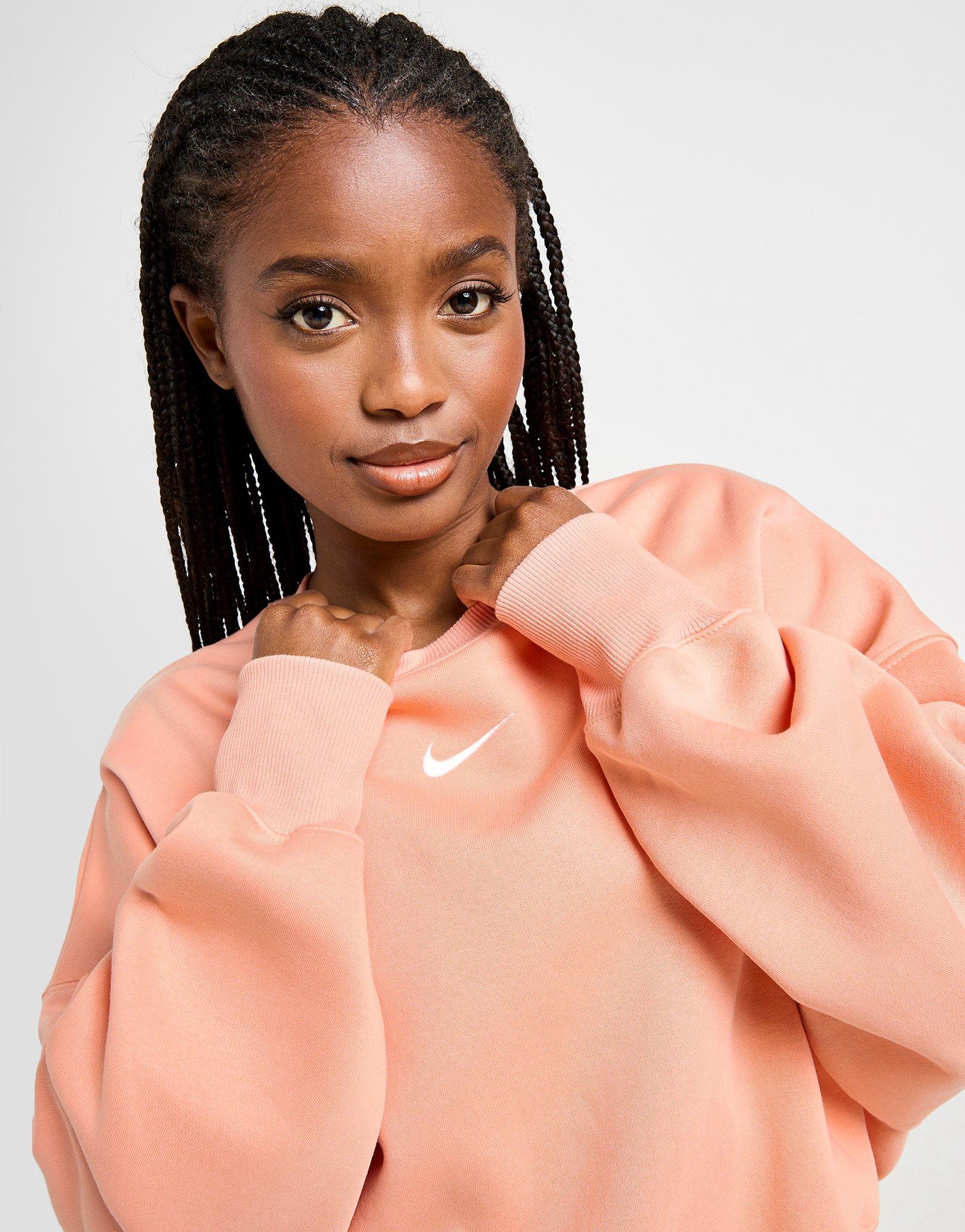 Phoenix Crop Oversized Crew Sweatshirt