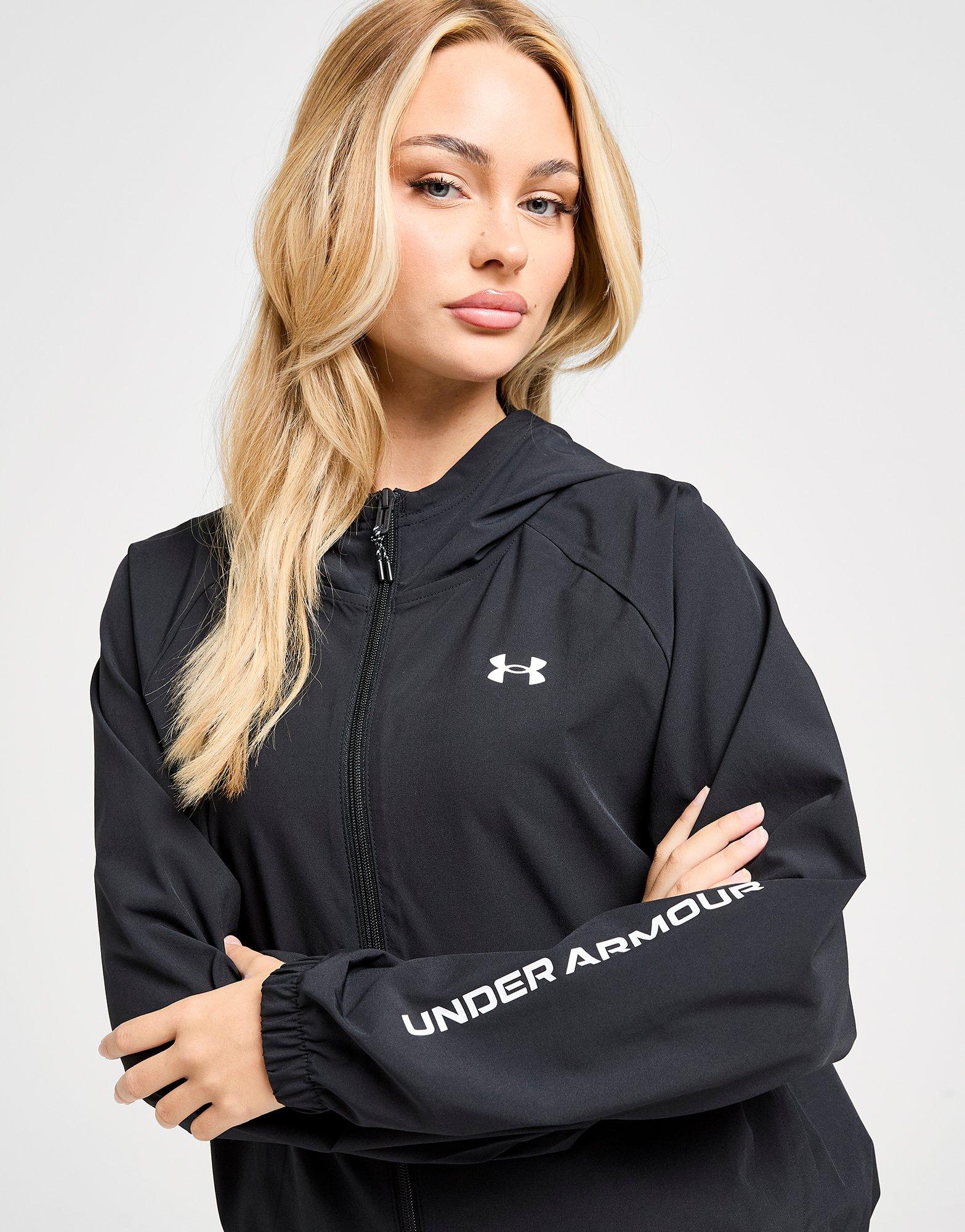 Woven Windbreaker Full Zip Jacket