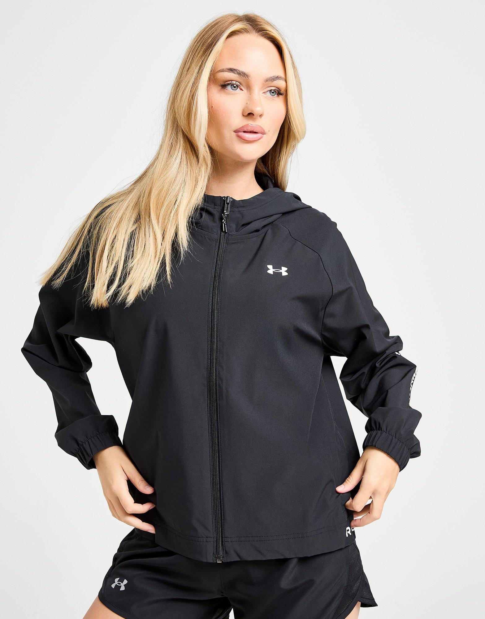 Woven Windbreaker Full Zip Jacket