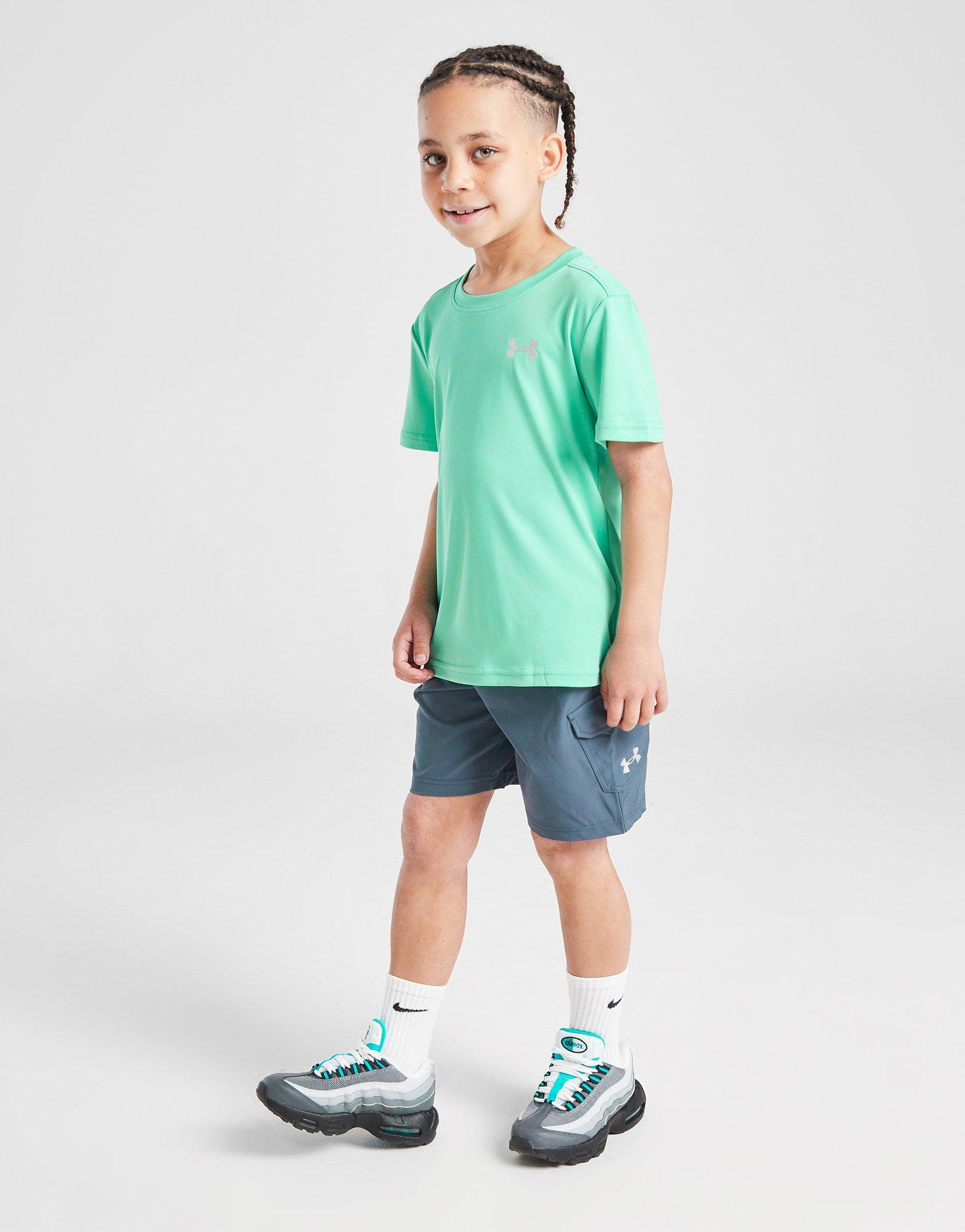UA Tech T-Shirt/Woven Cargo Shorts Set Children