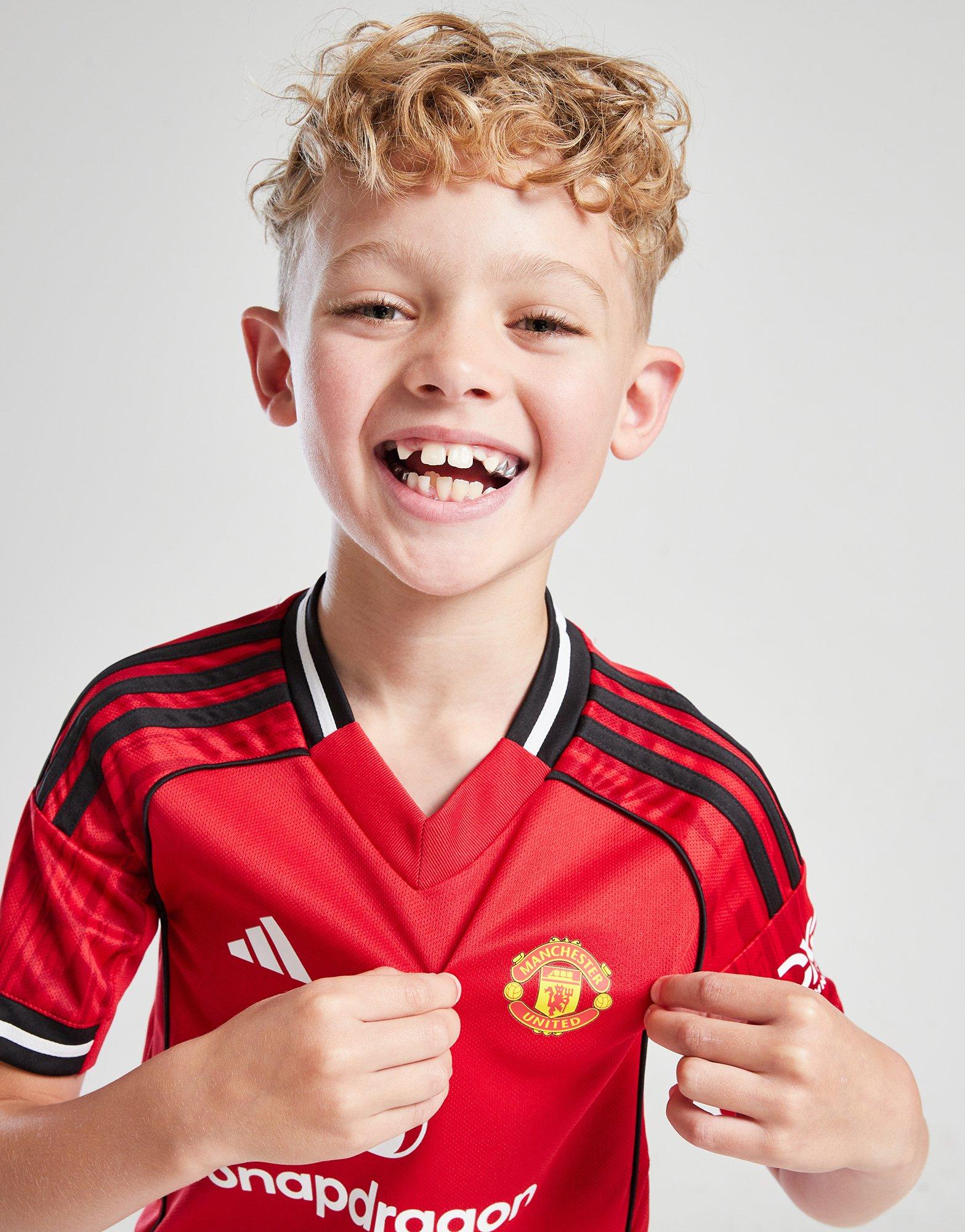 Manchester United FC 2025/26 Home Kit Children