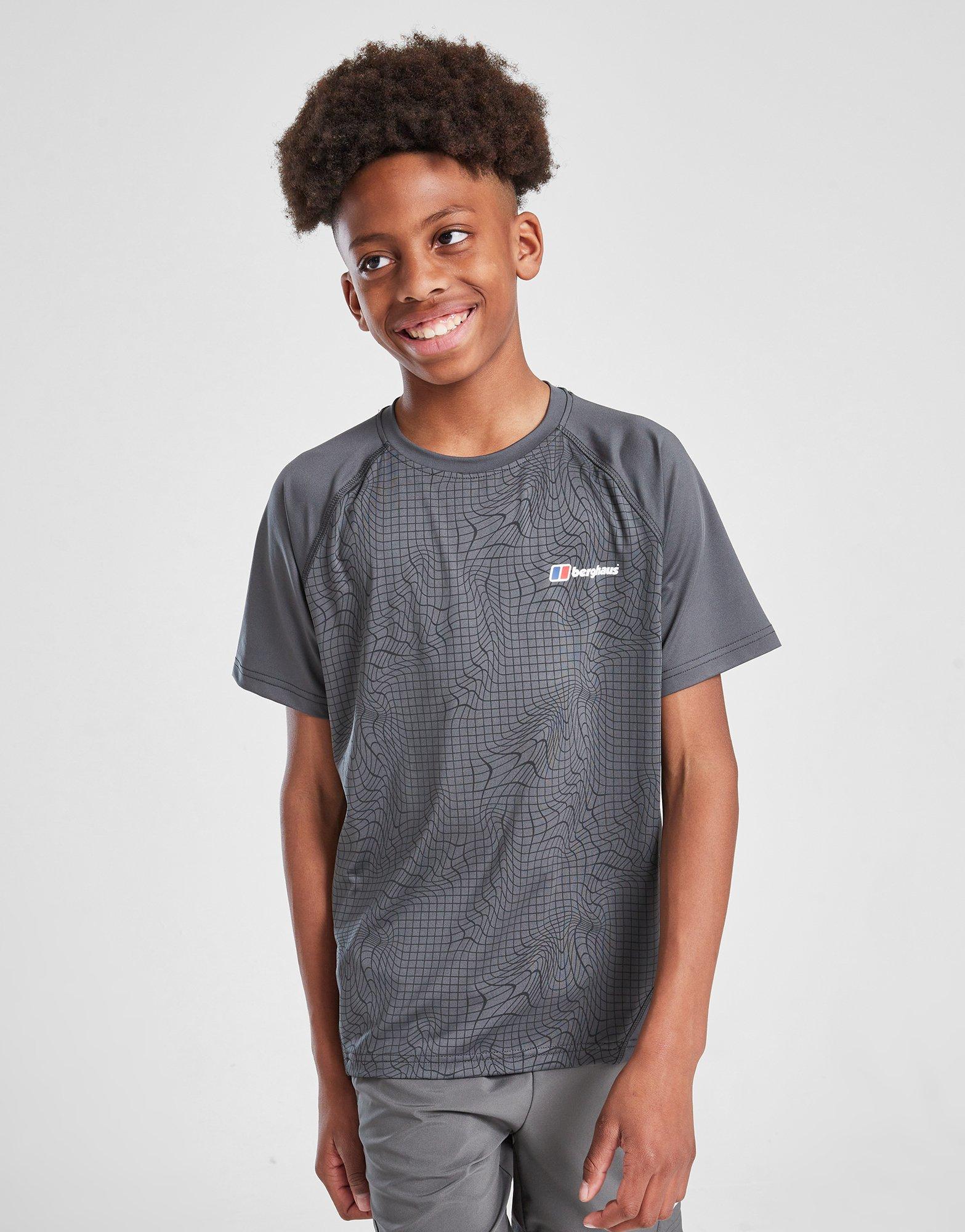 All Over Print Grid T-Shirt Junior