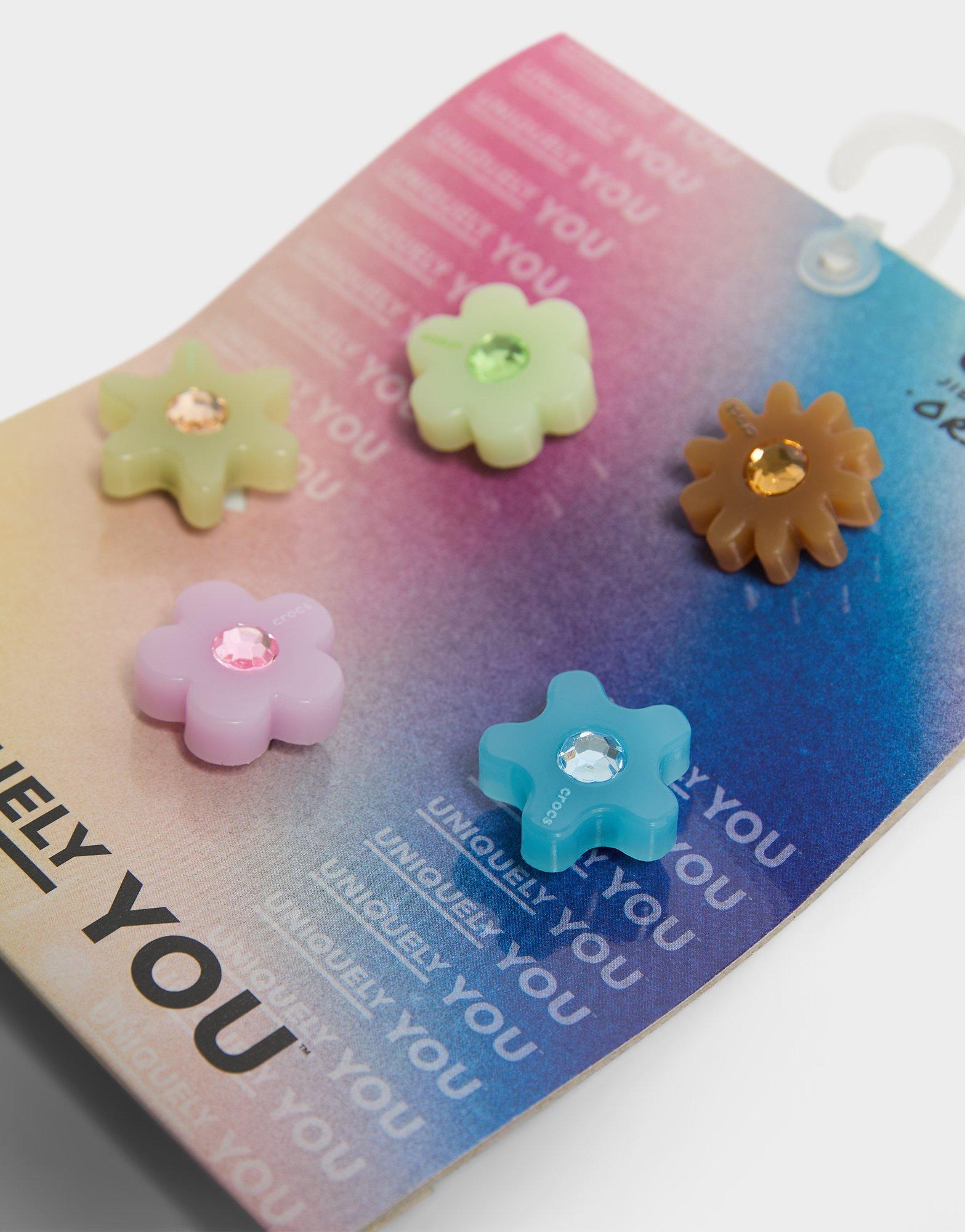 5-Pack Enlighten Flower Jibbitz Charms