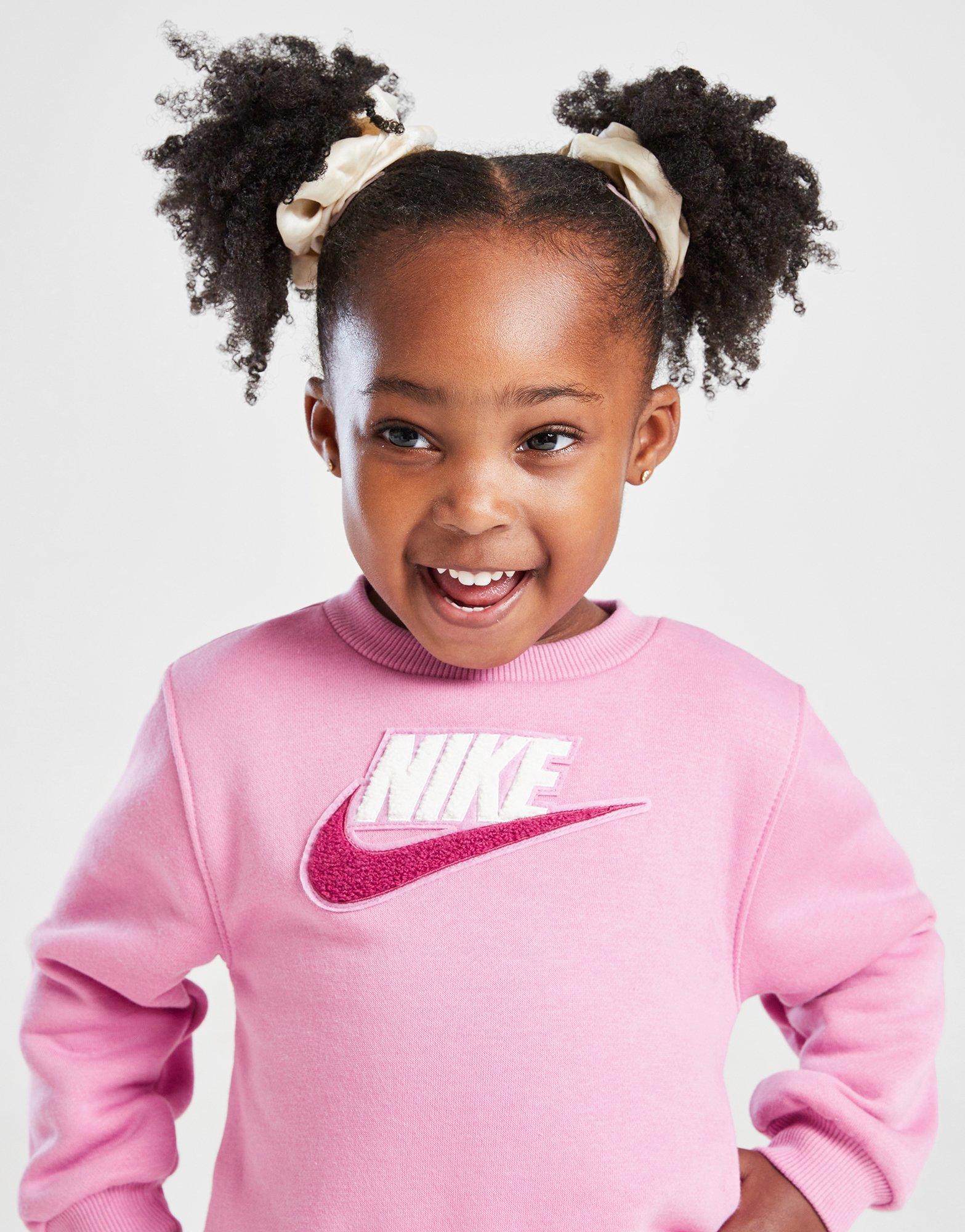 Girls' Chenille Crew Tracksuit Infant