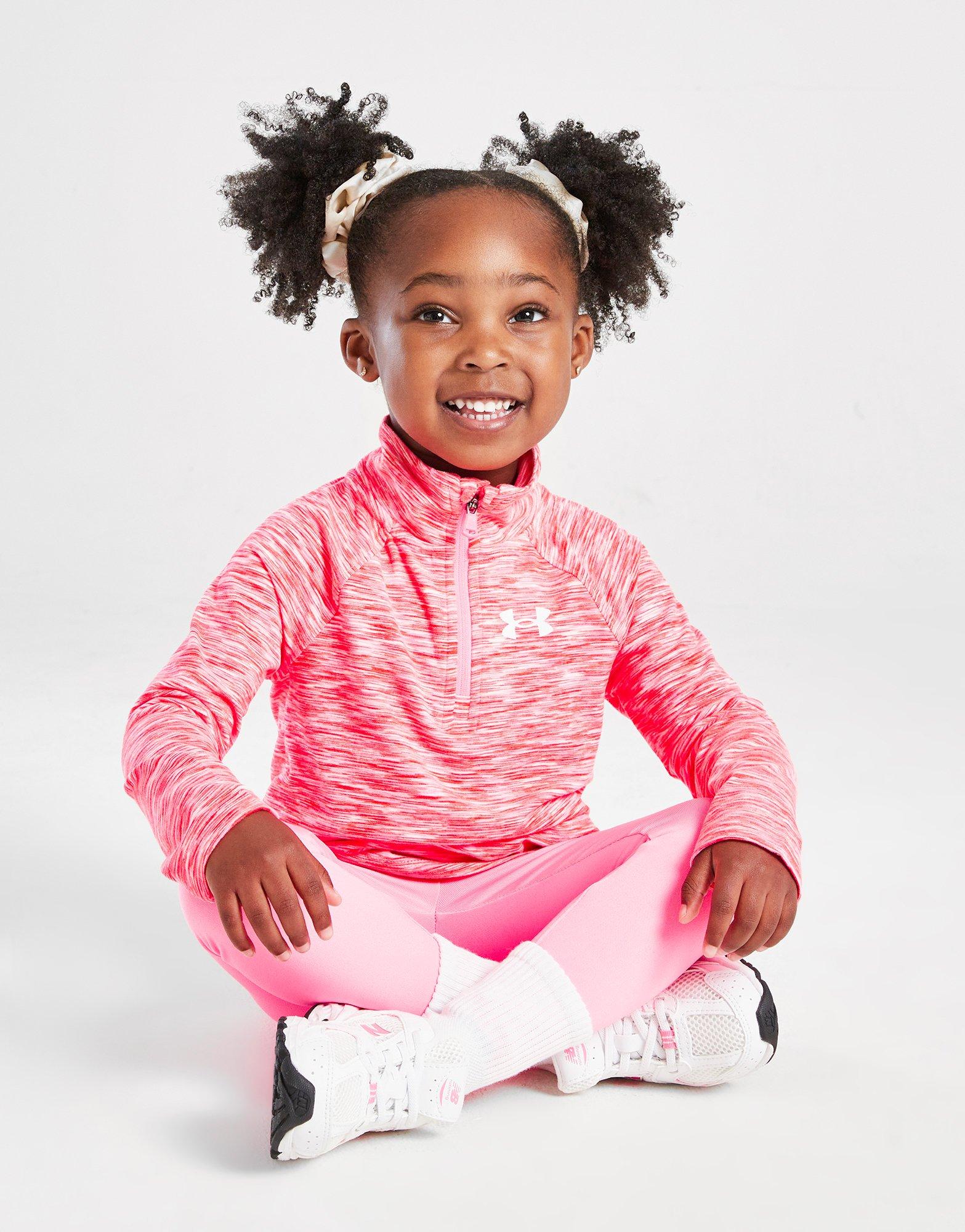 Girls' Twist 1/4 Zip Track Top/Leggings Set Infant