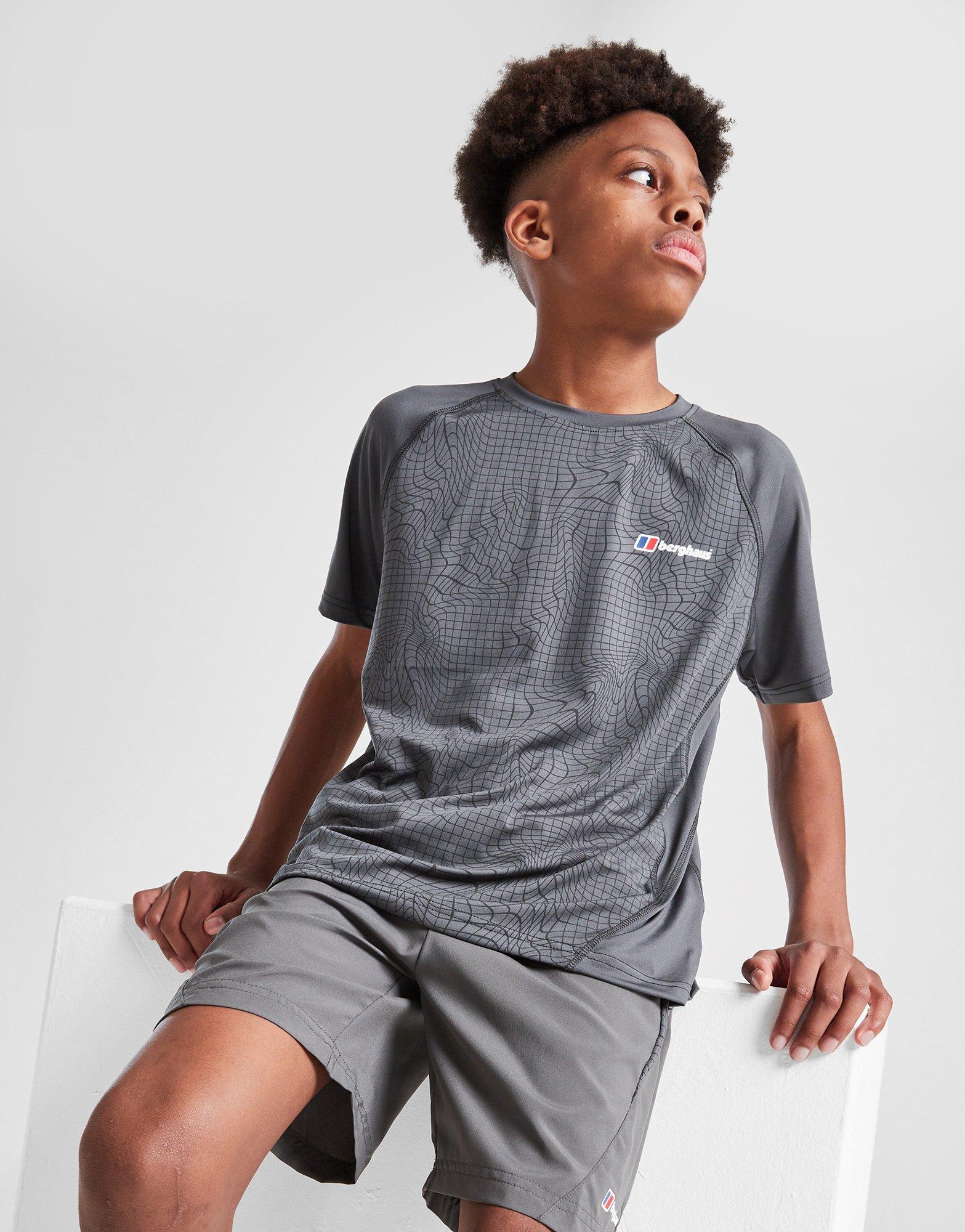 All Over Print Grid T-Shirt Junior