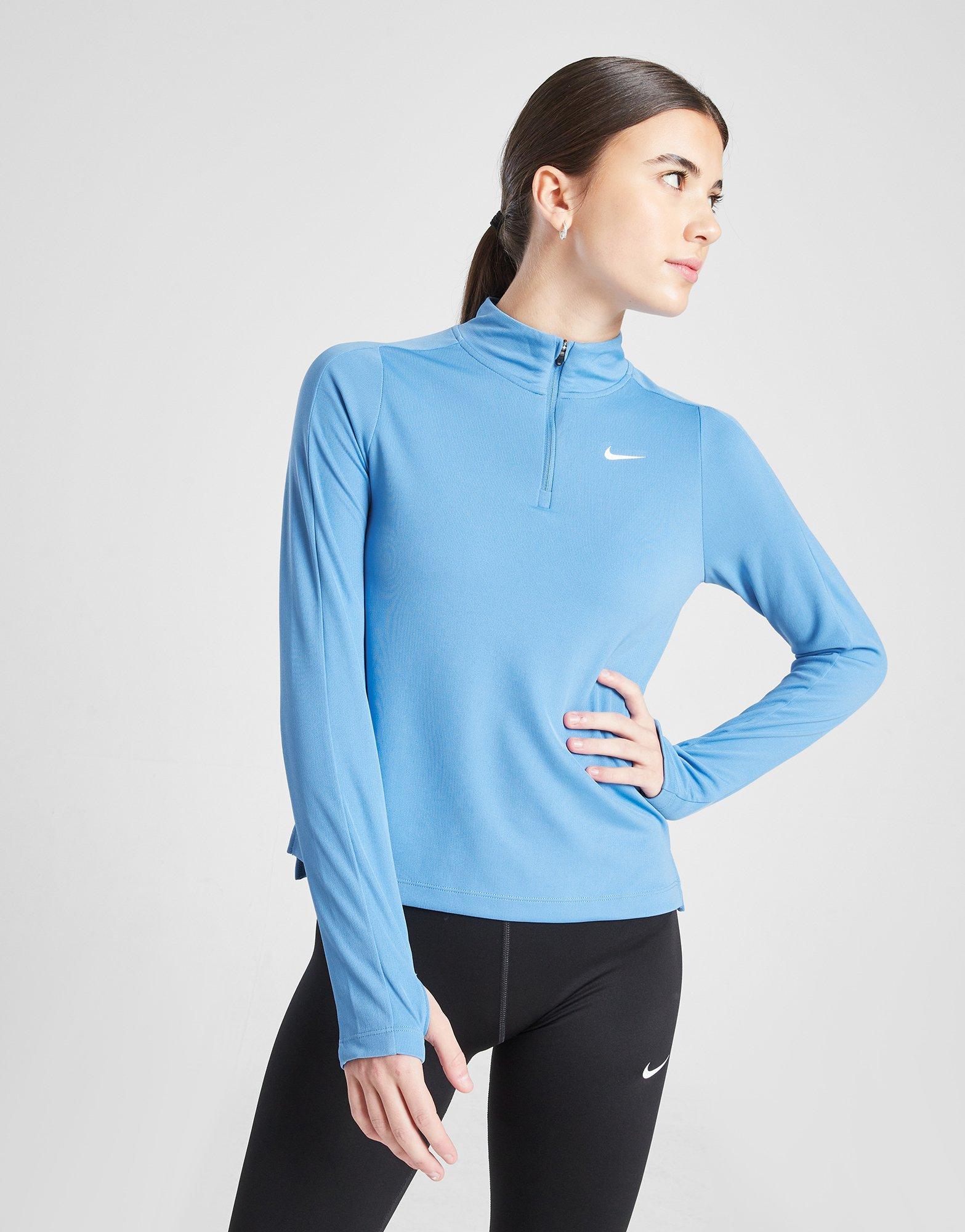 Girls' Dri-FIT Long Sleeve 1/2 Zip Top Junior