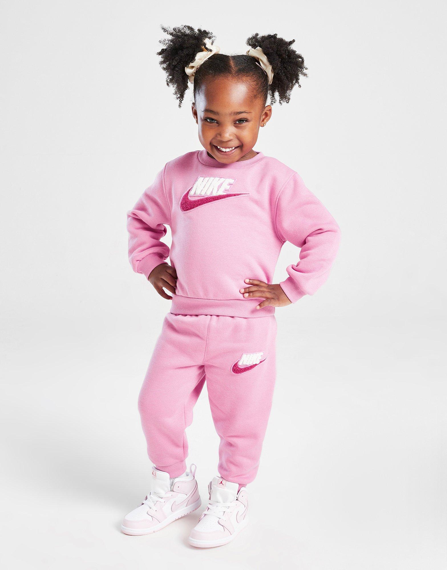 Girls' Chenille Crew Tracksuit Infant