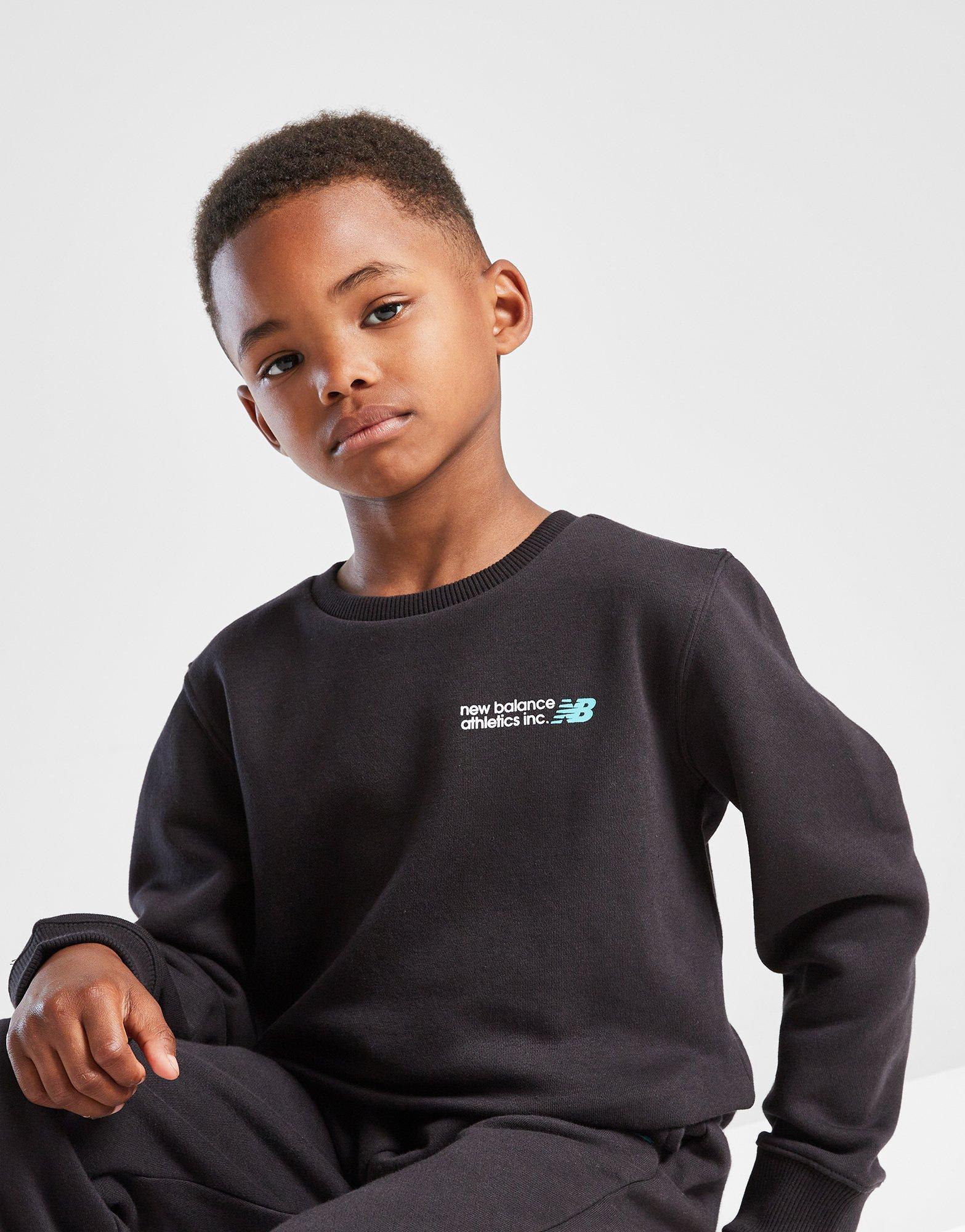 Linear Logo Crew Tracksuit Children