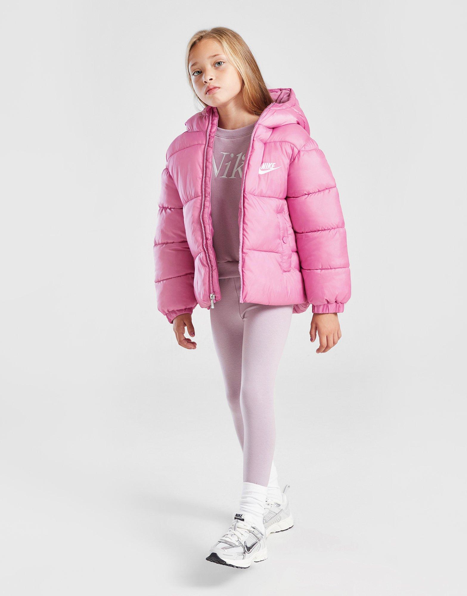 Girls' Wide Baffle Puffer Jacket Children
