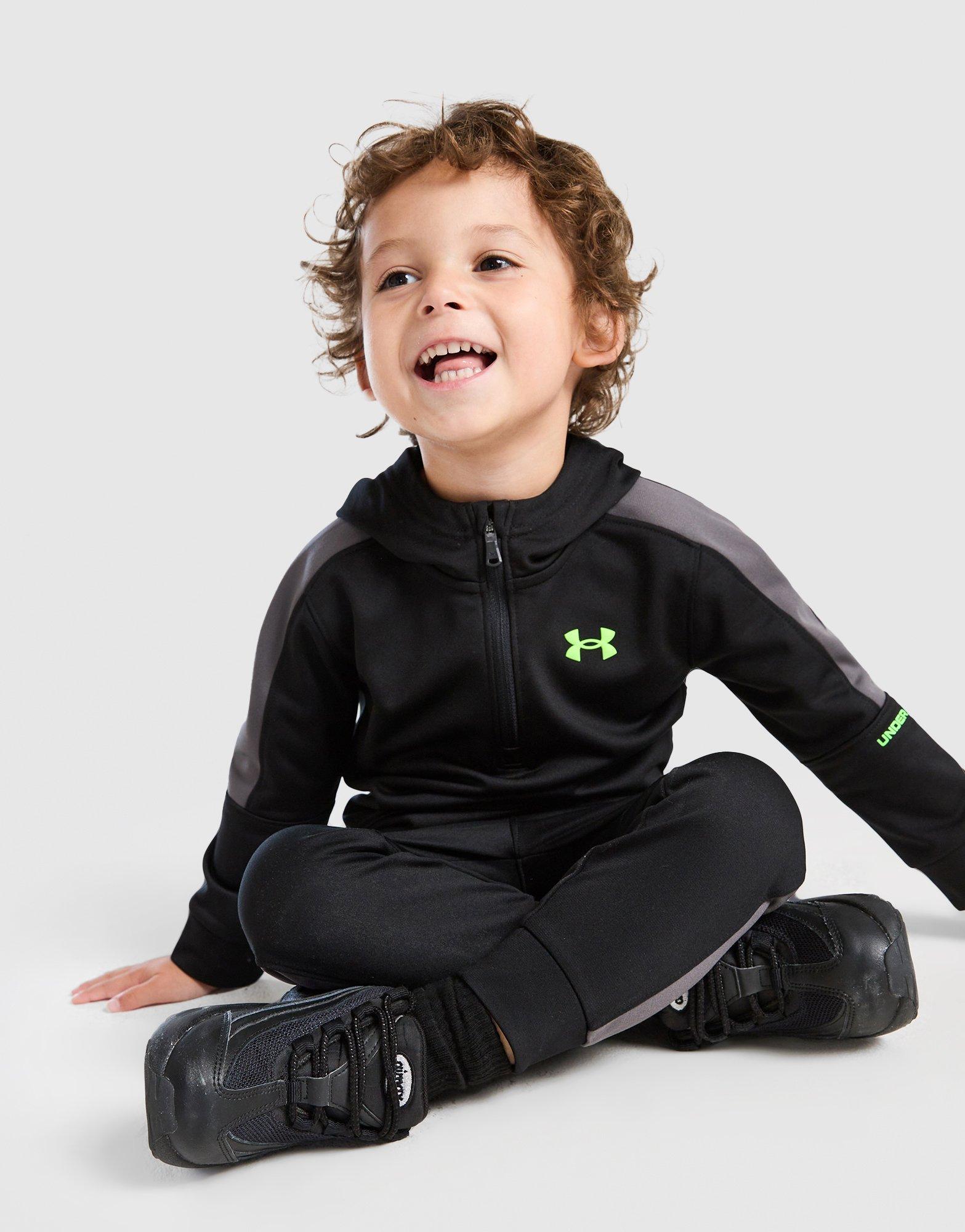 Poly Colour Block 1/4 Zip Tracksuit Infant