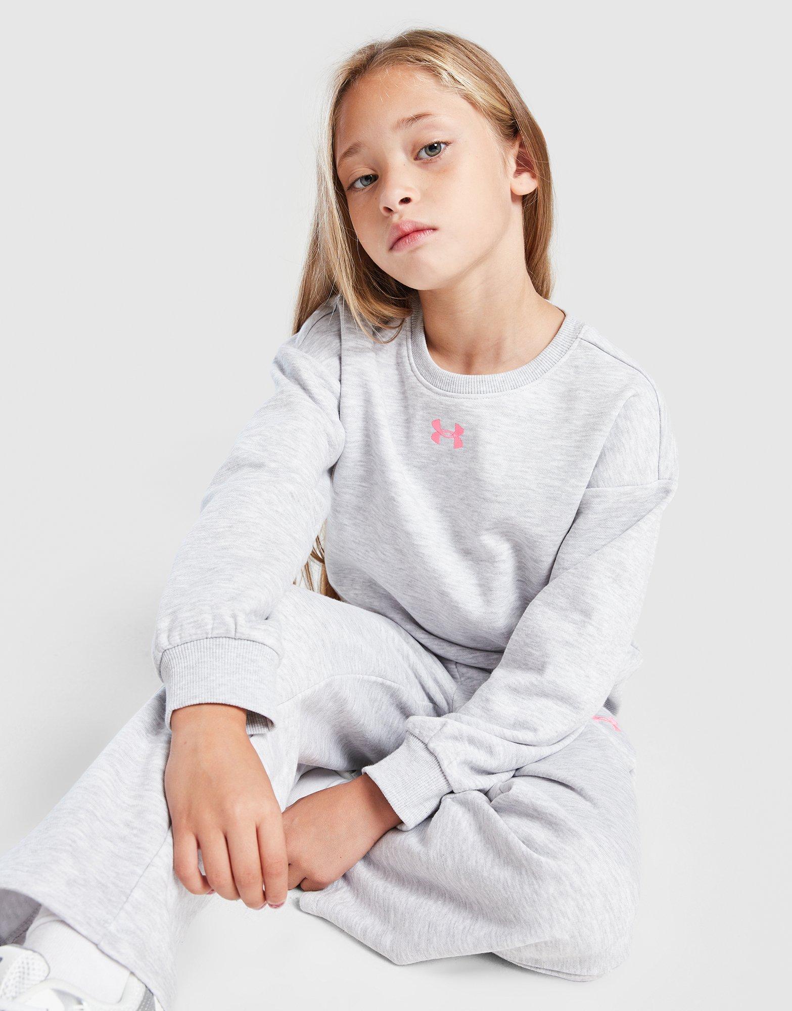 Girls' Wide Leg Crew Tracksuit Children