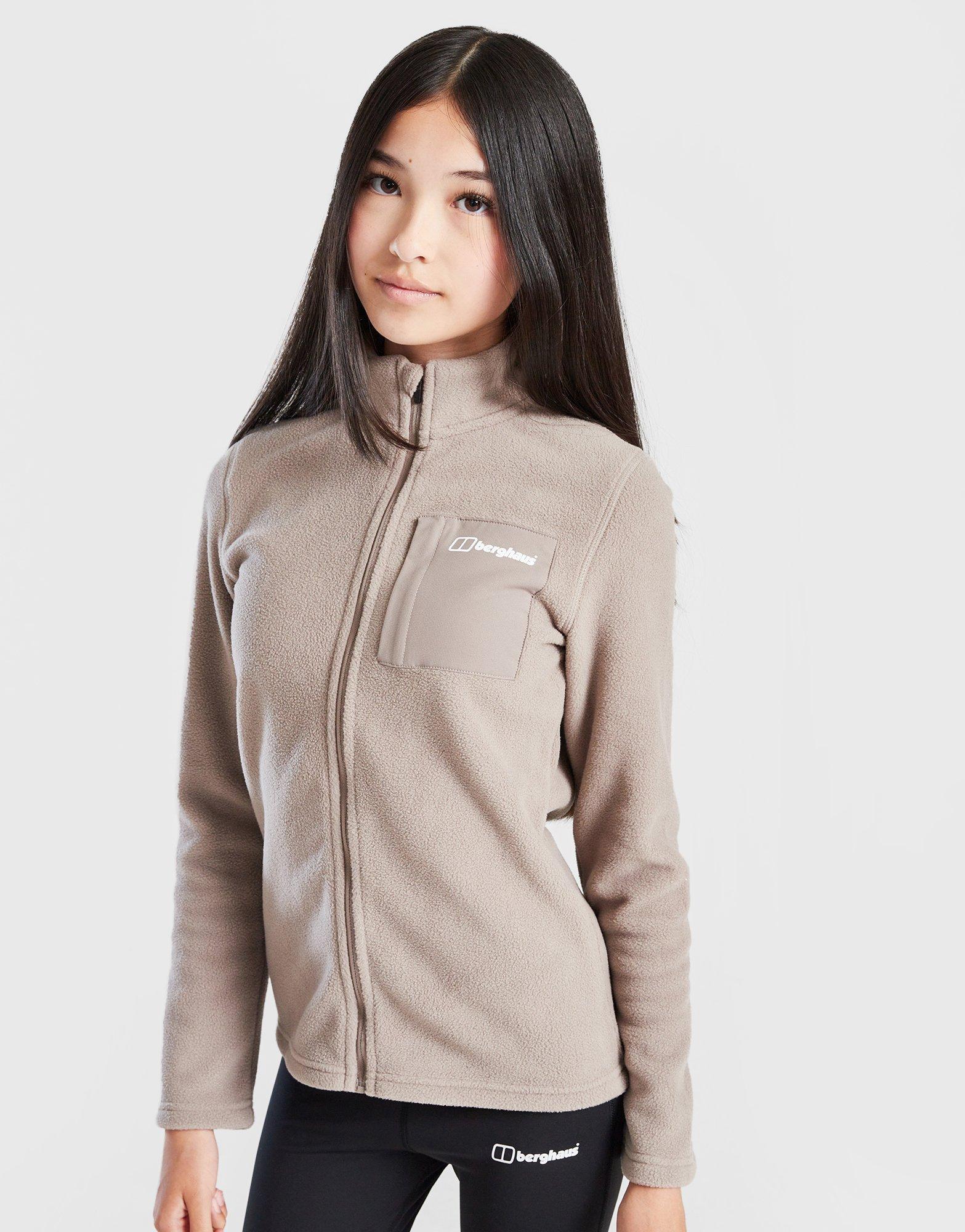 Girls' Full Zip Fleece Top Junior