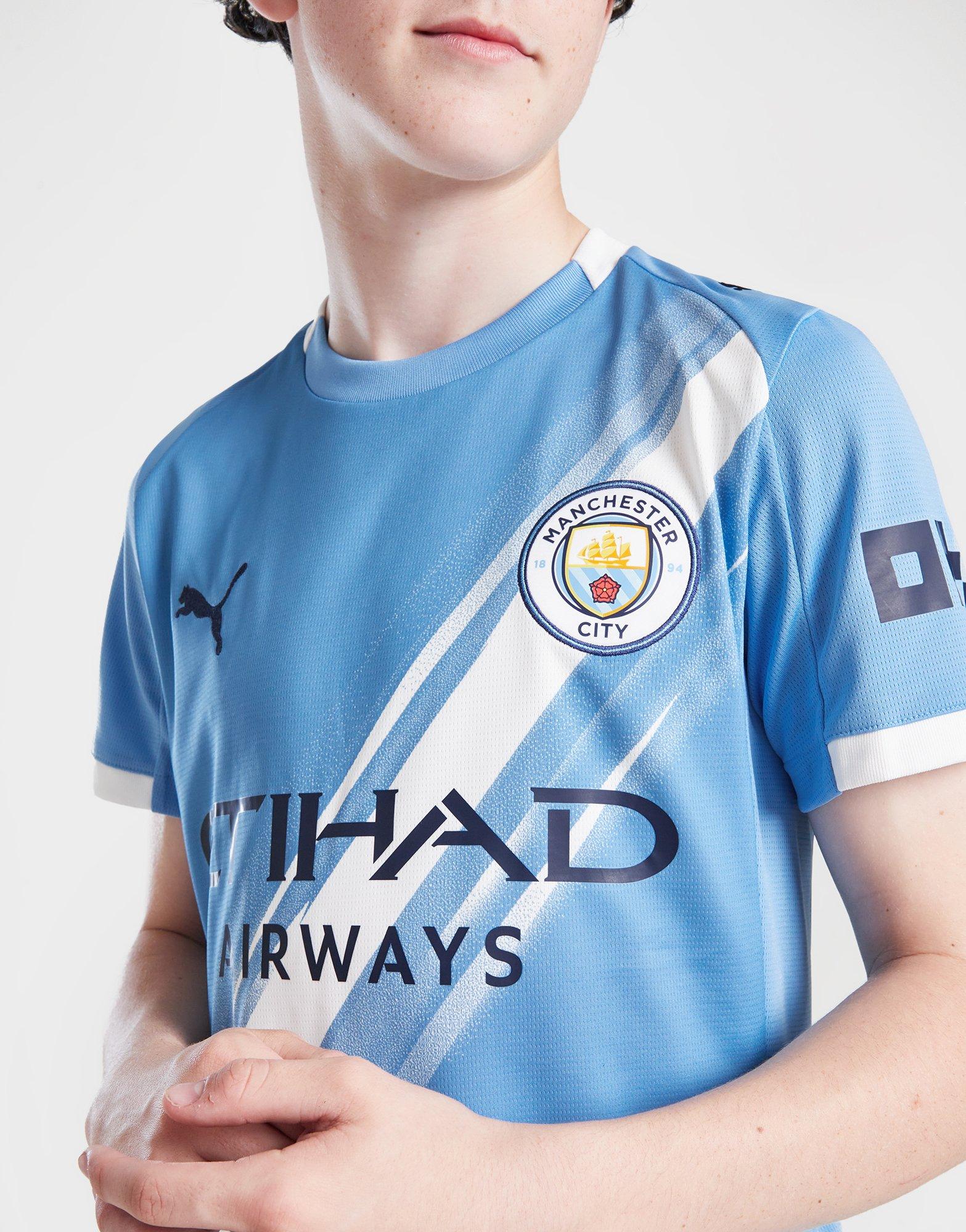 Manchester City FC 2025/26 Home Shirt Junior