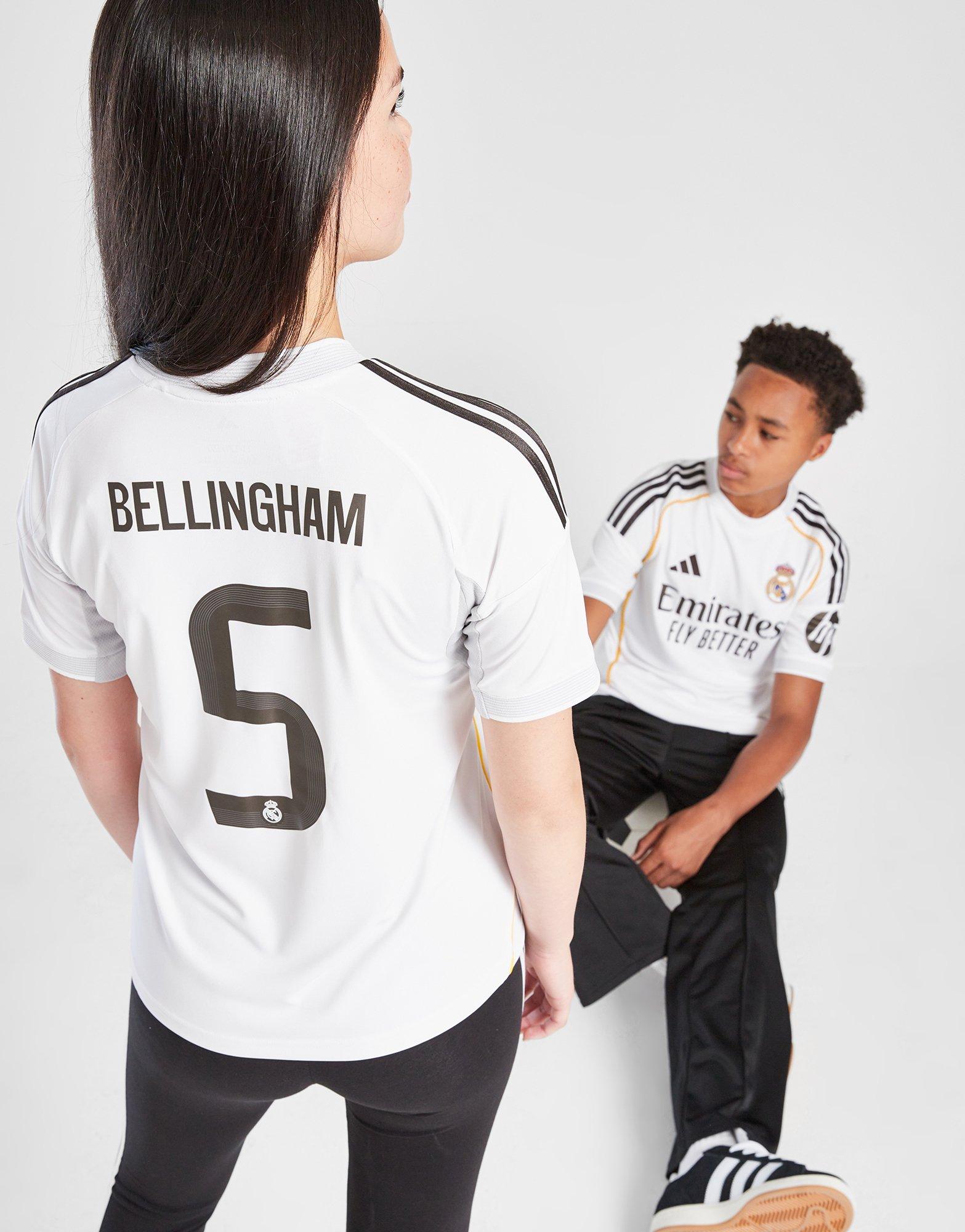 Real Madrid 2025/26 Bellingham #5 Home Shirt Jnr