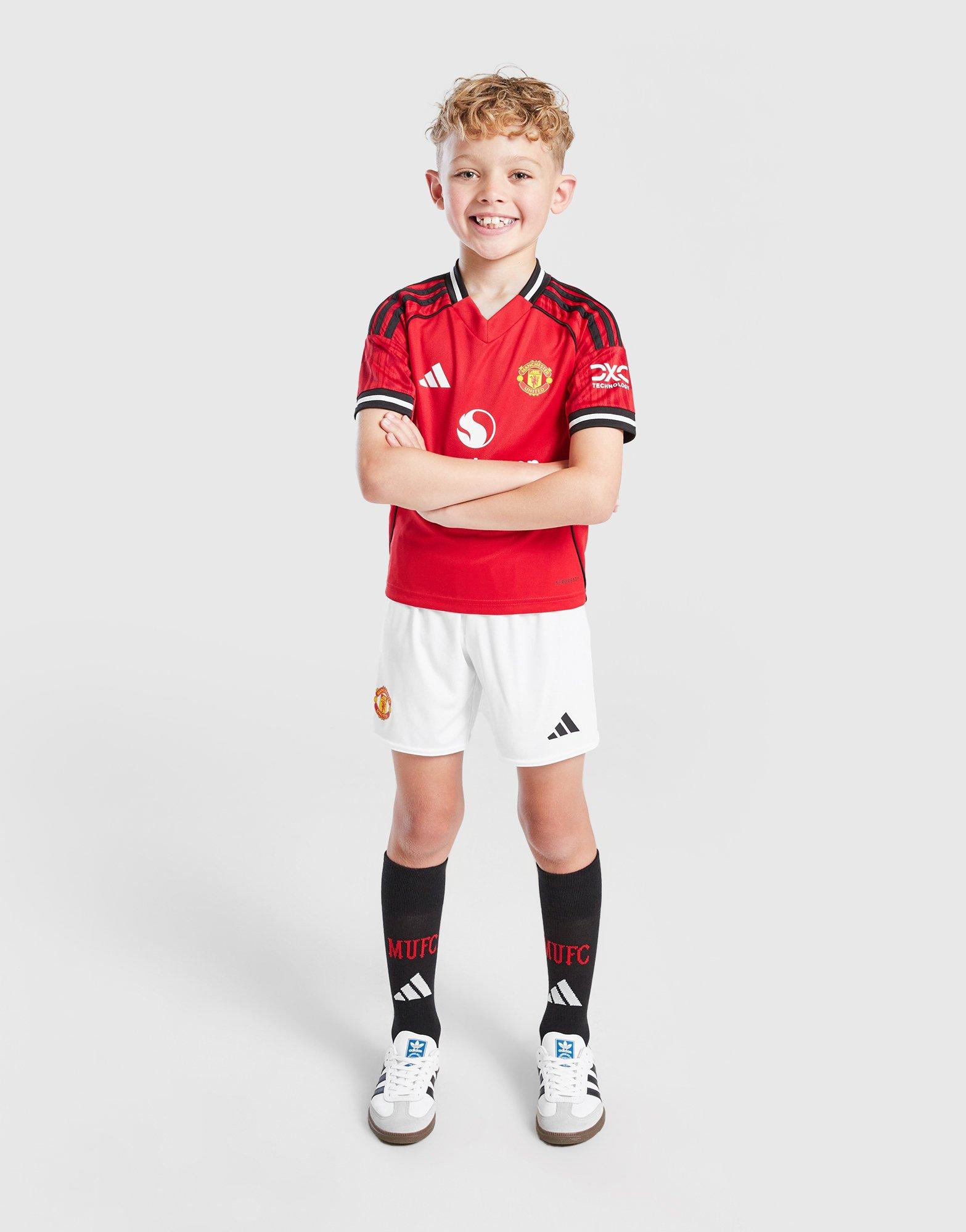 Manchester United FC 2025/26 Home Kit Children