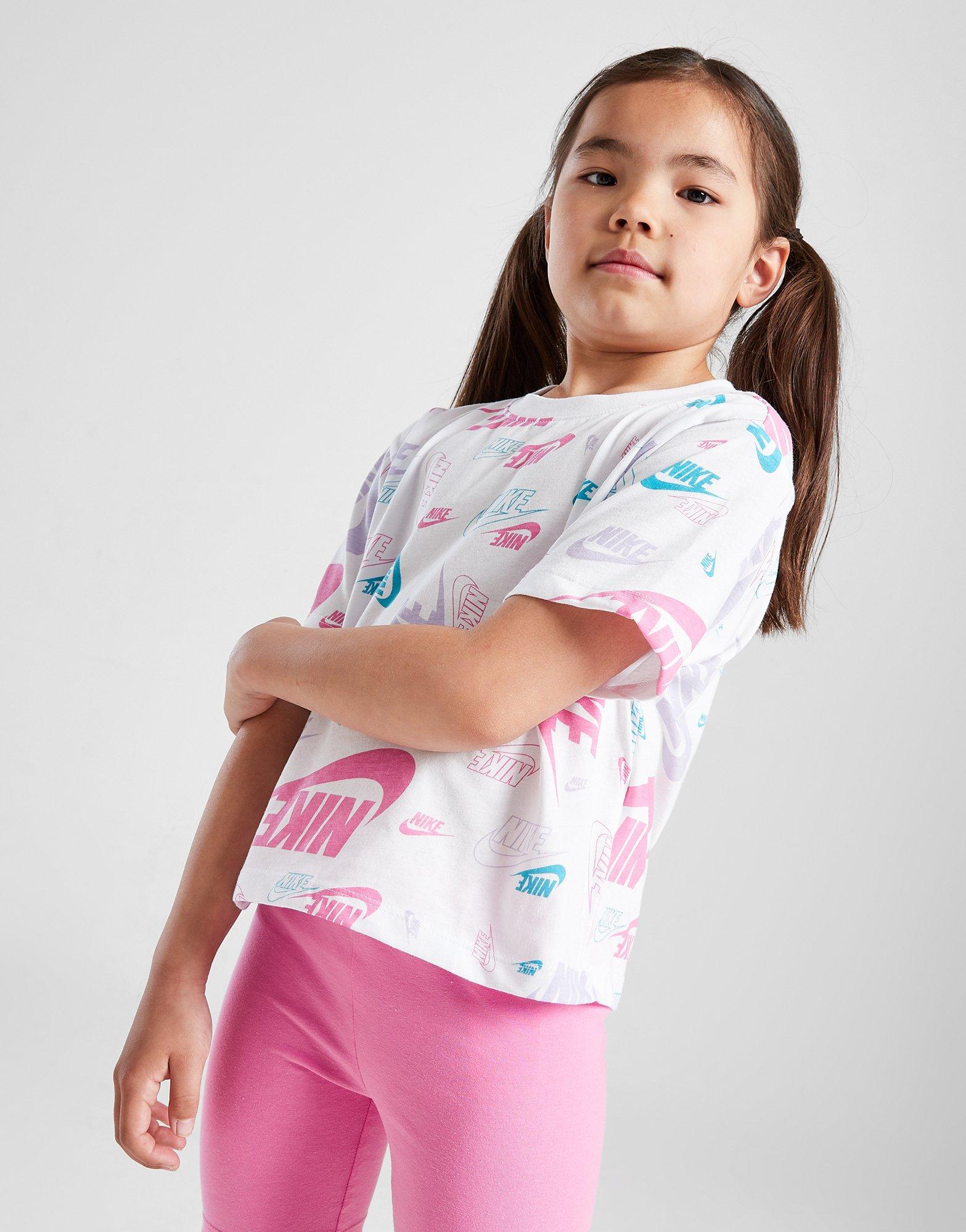 Girls' All Over Print T-Shirt/Shorts Set Children