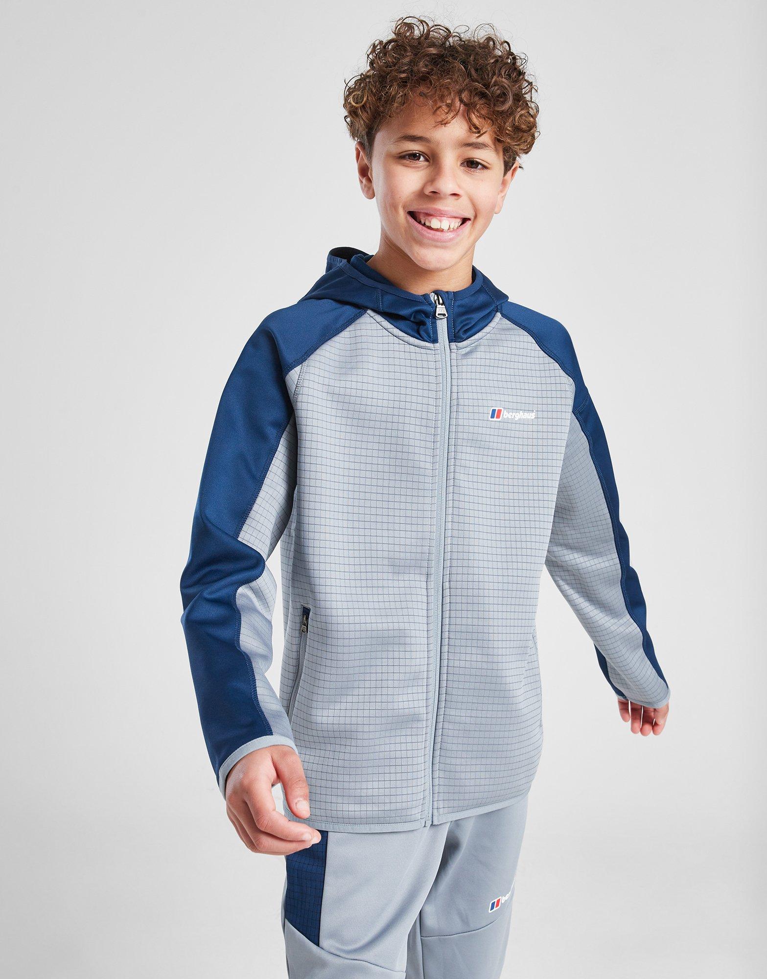 Grid Full Zip Hoodie Junior