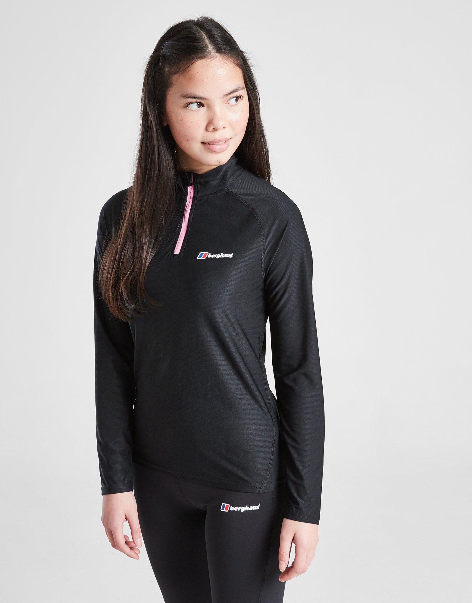 Girls' Fitness Stride 1/4 Zip Top Junior