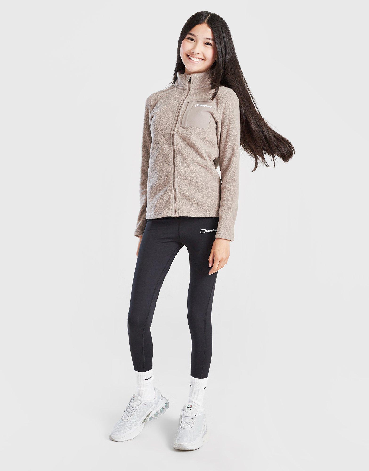 Girls' Full Zip Fleece Top Junior