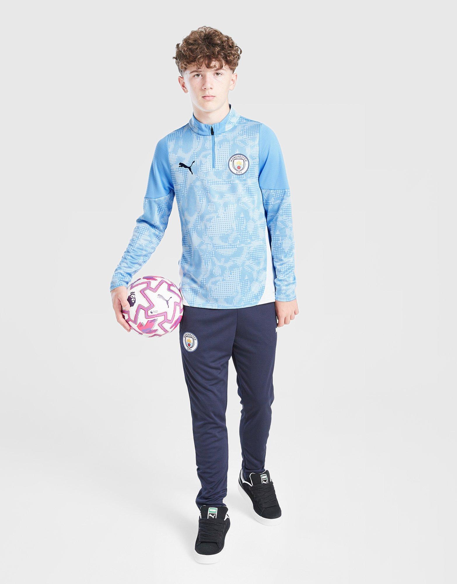 Manchester City FC 1/4 Zip Training Top Junior
