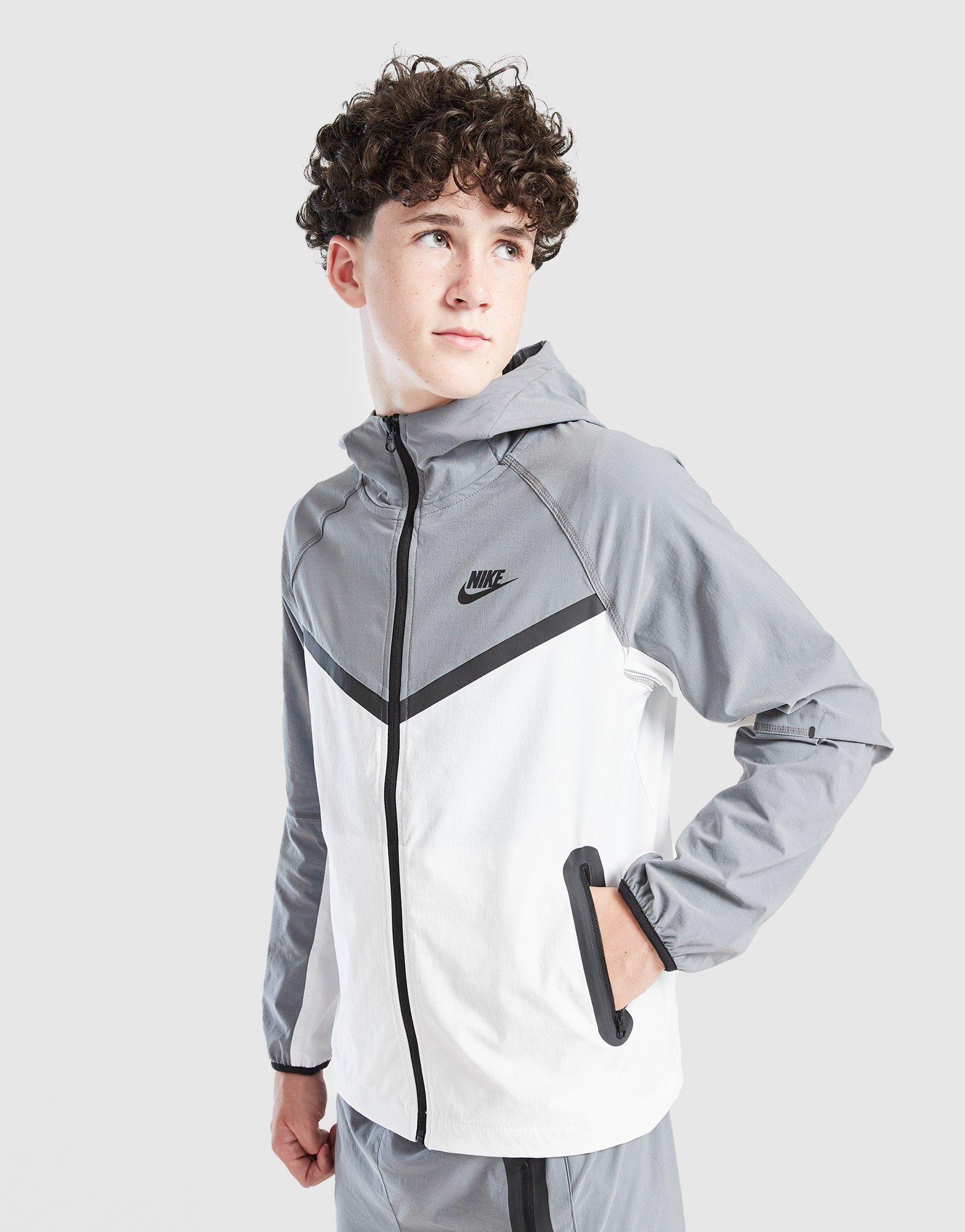 Tech Woven Full Zip Colour Block Jacket Junior