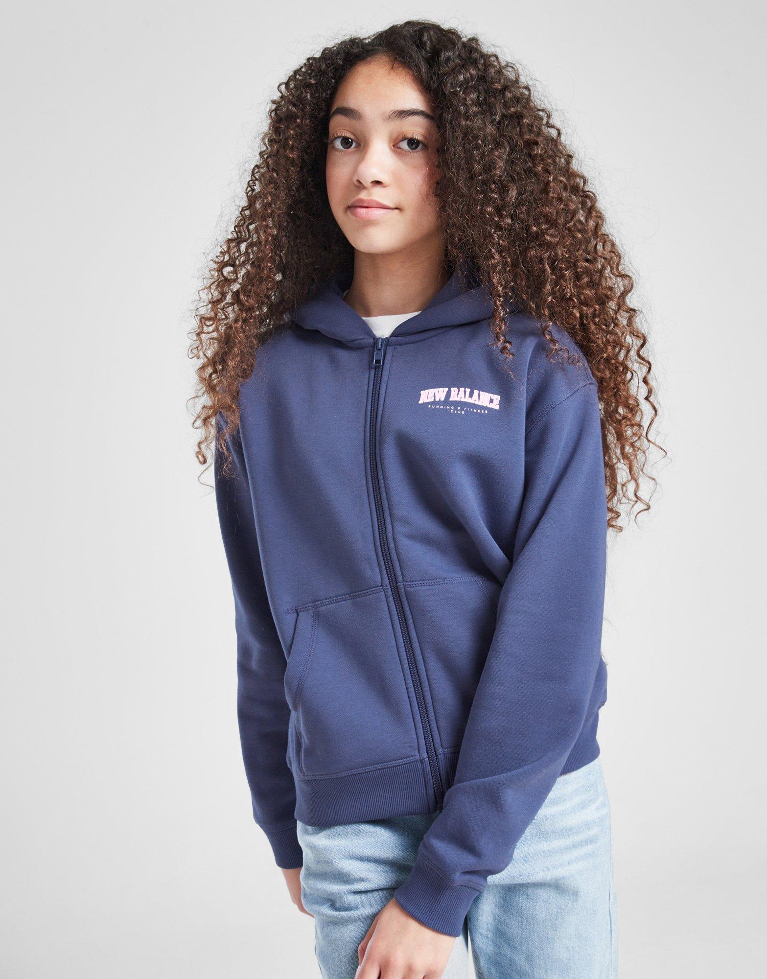 Girls' Arch Logo Full Zip Hoodie Junior