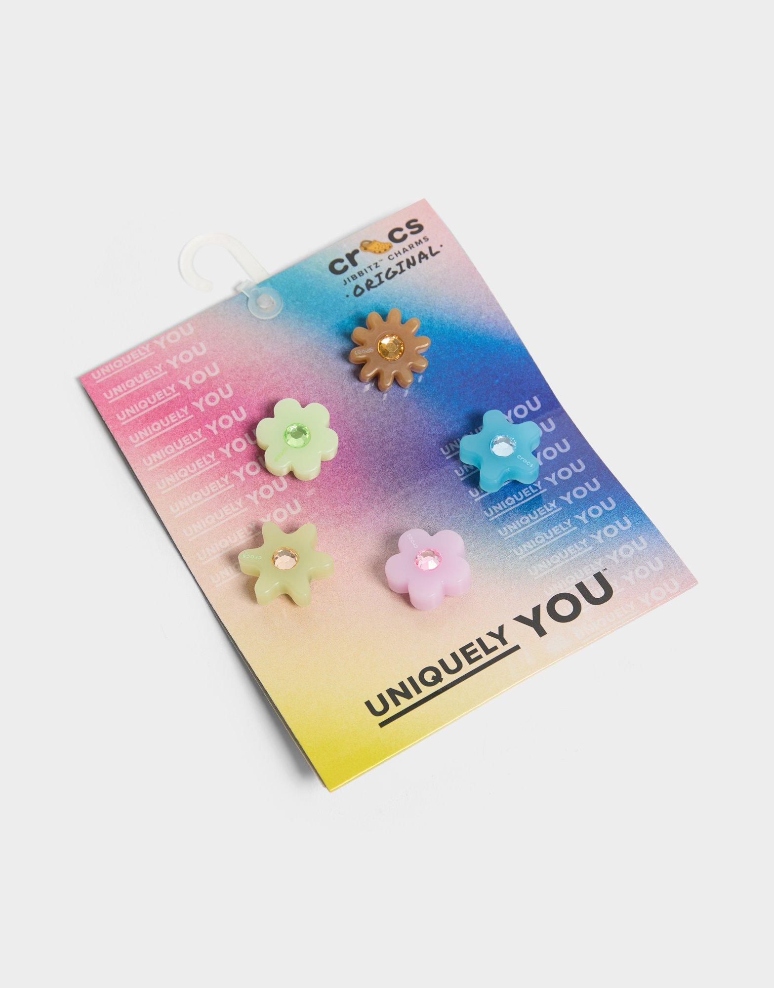 5-Pack Enlighten Flower Jibbitz Charms
