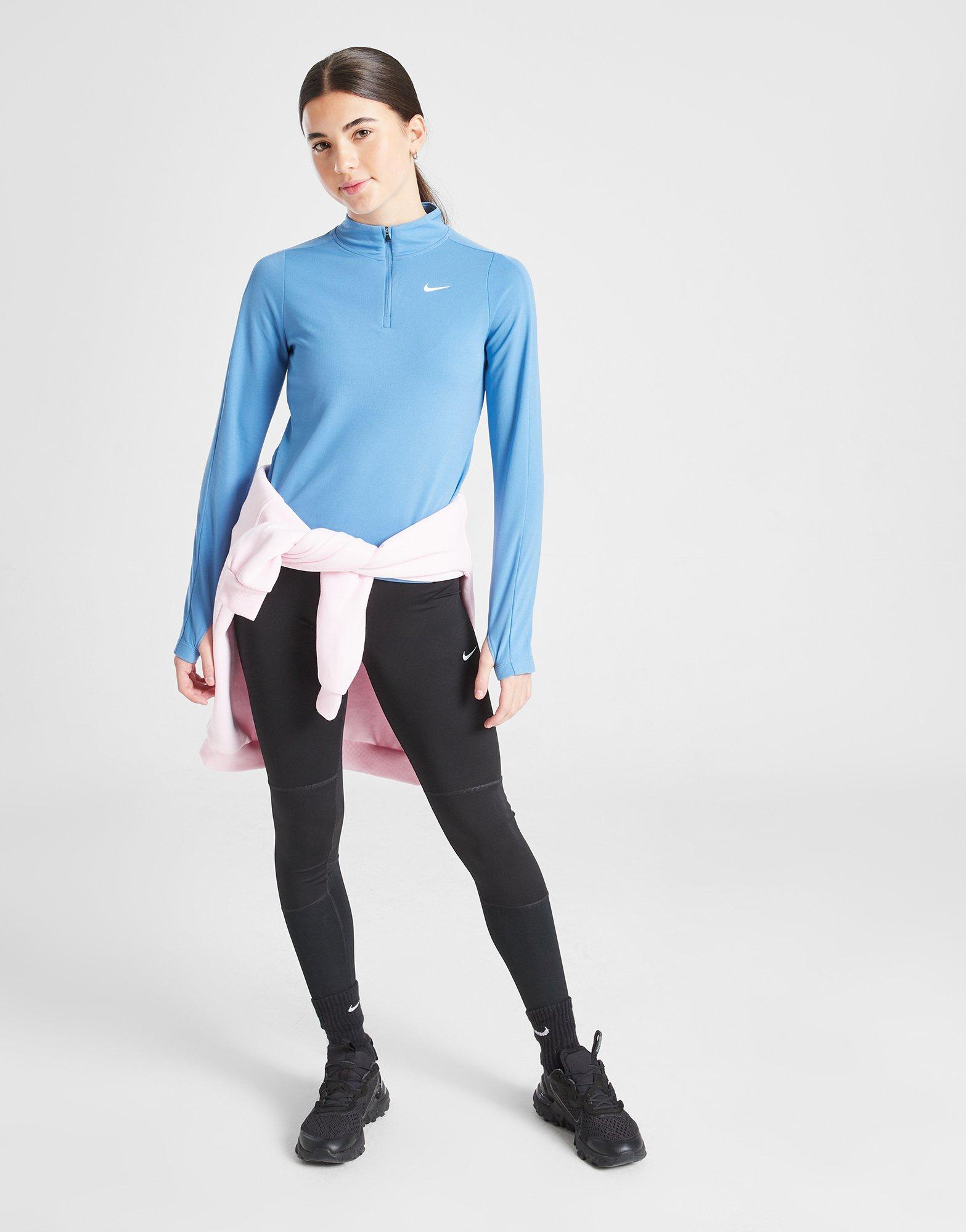 Girls' Dri-FIT Long Sleeve 1/2 Zip Top Junior