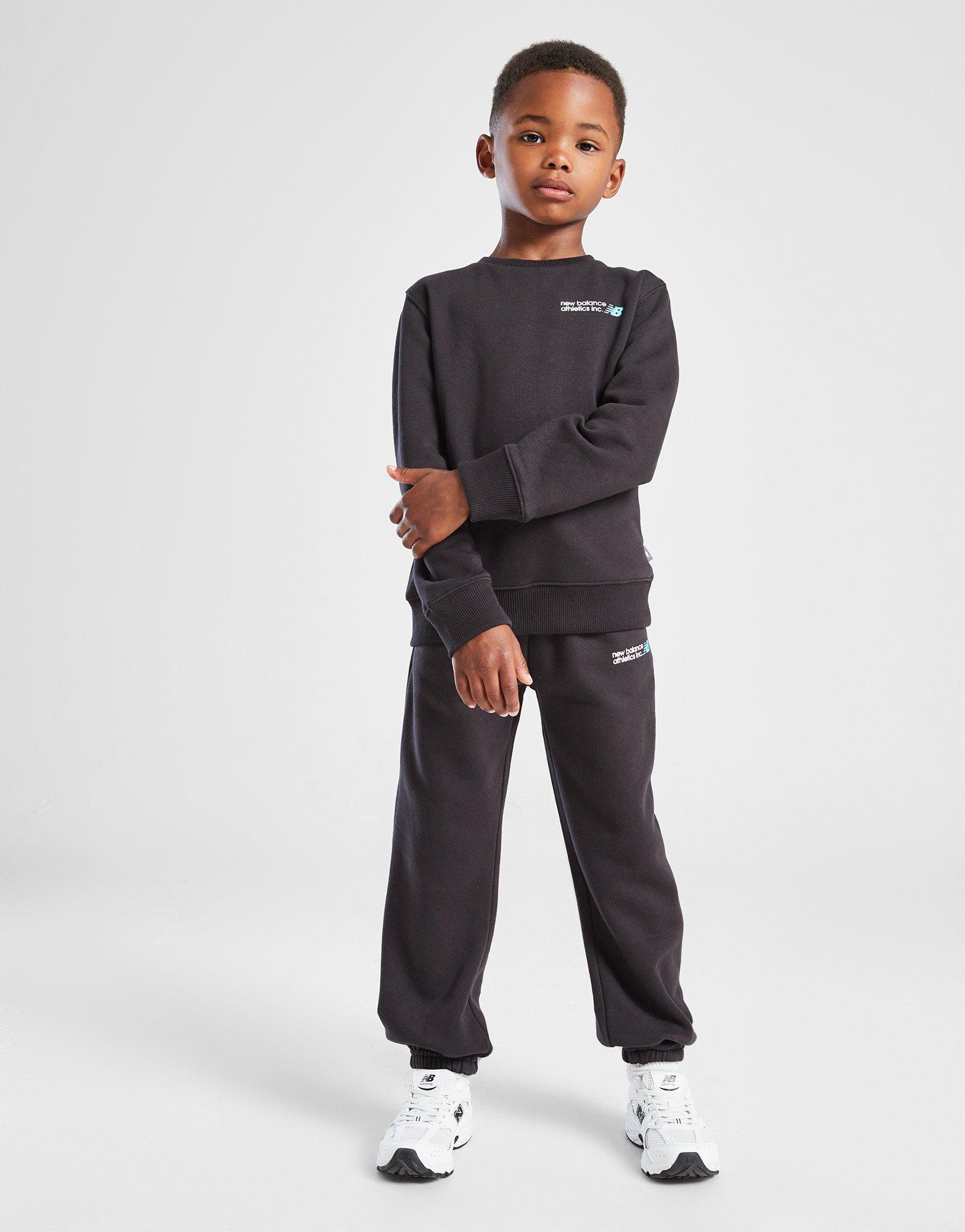 Linear Logo Crew Tracksuit Children