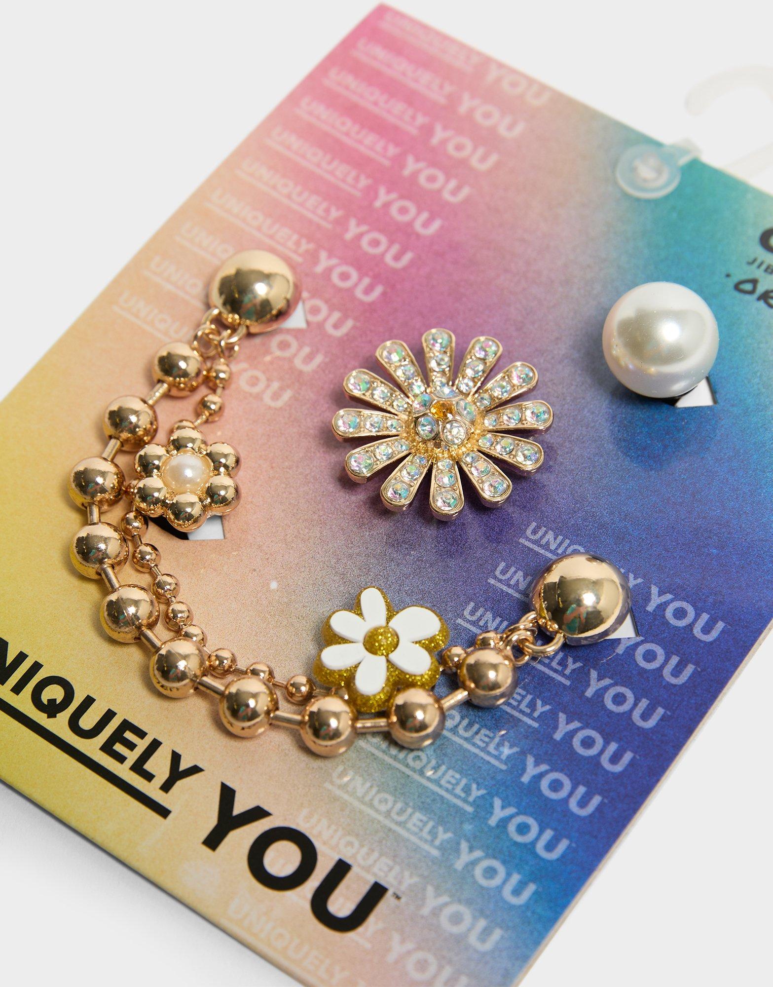 5-Pack Pretty In Gold Jibbitz Charms