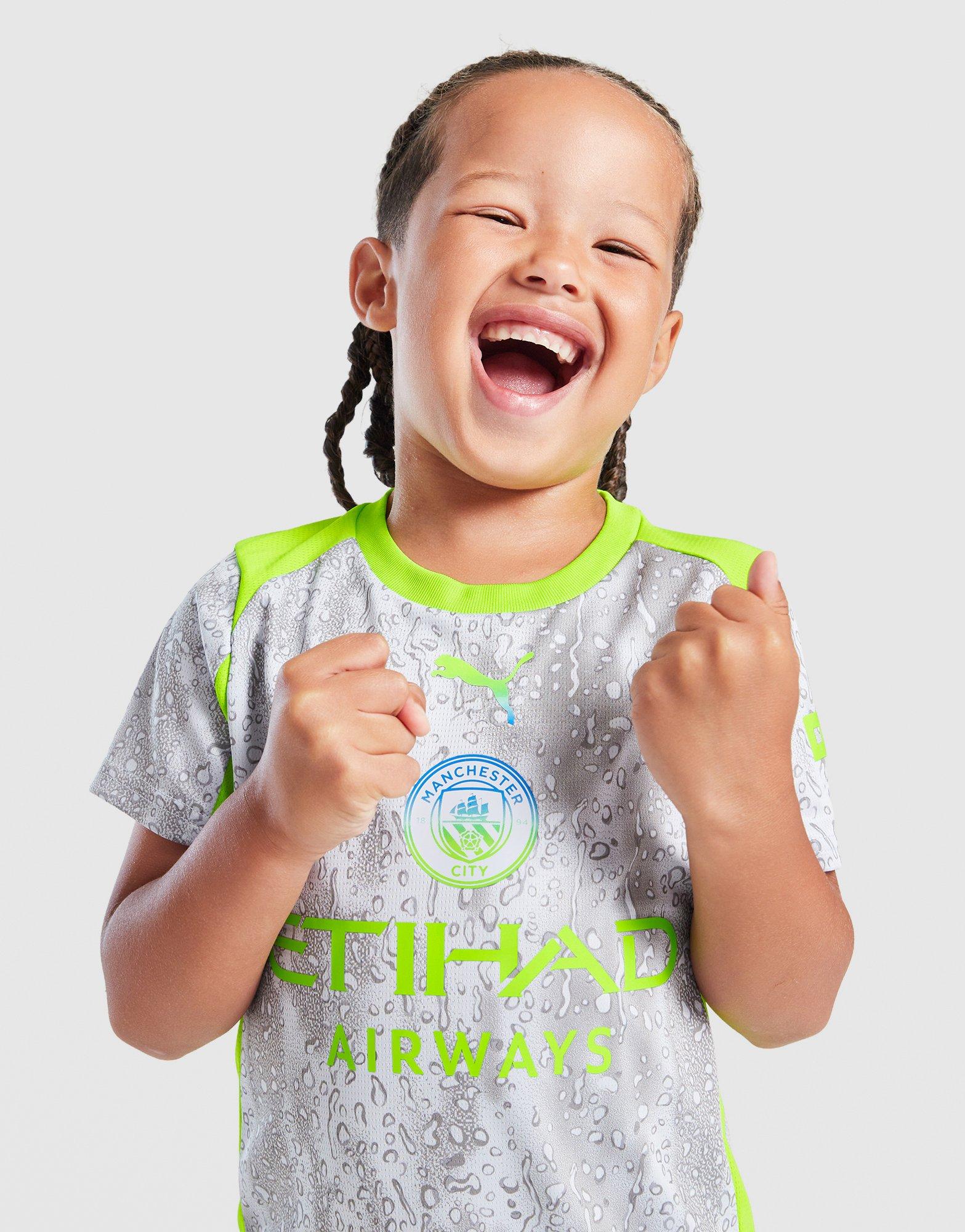 Manchester City FC 2025/26 Third Kit Children