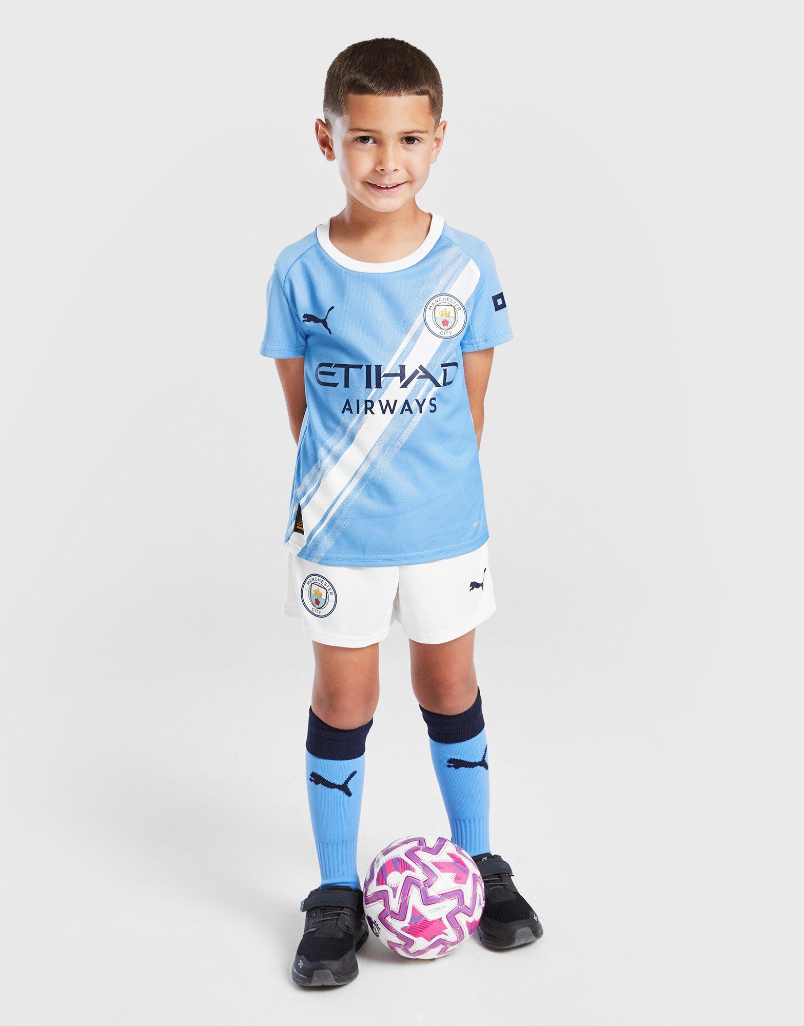 Manchester City FC 2025/26 Home Kit Children