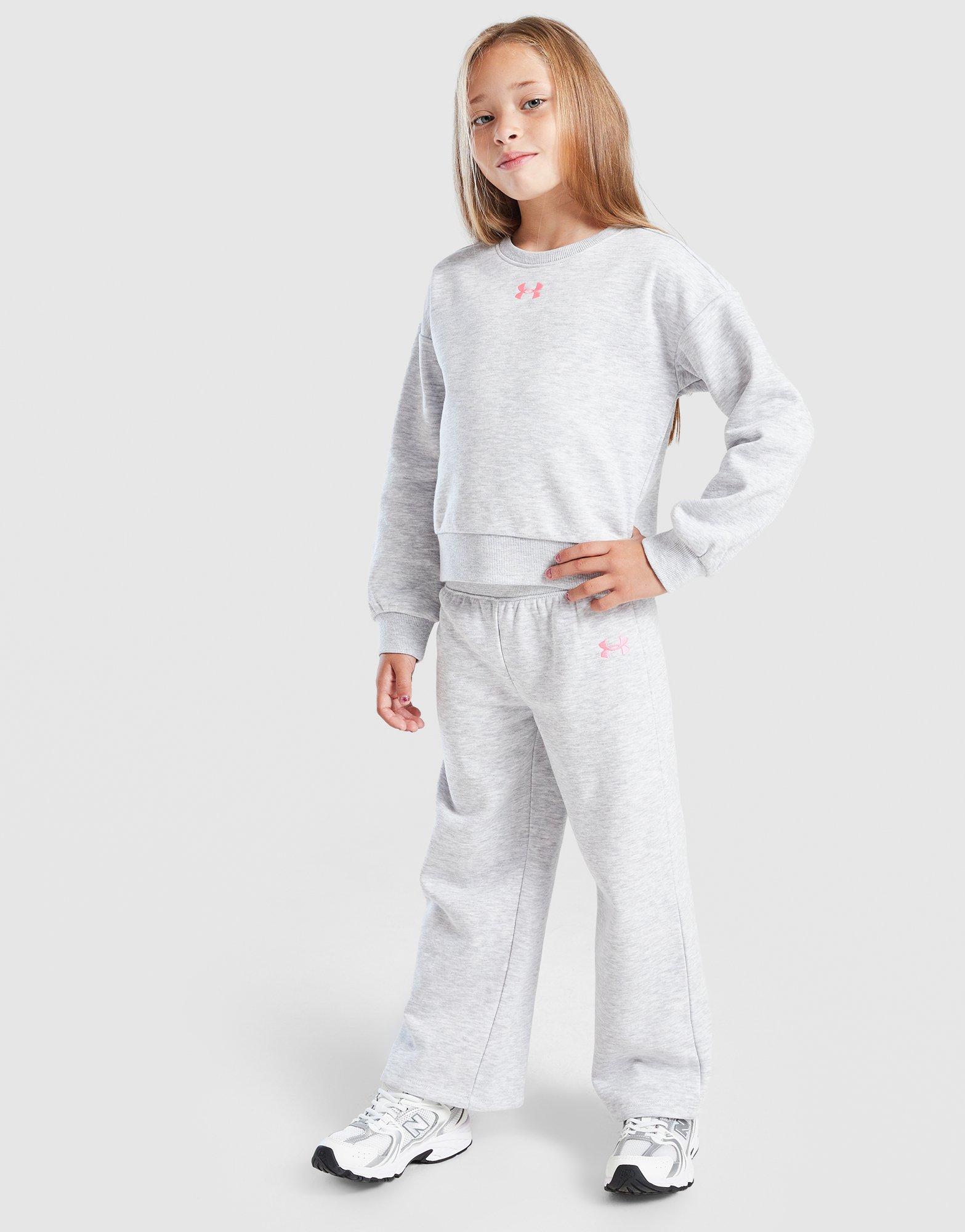 Girls' Wide Leg Crew Tracksuit Children