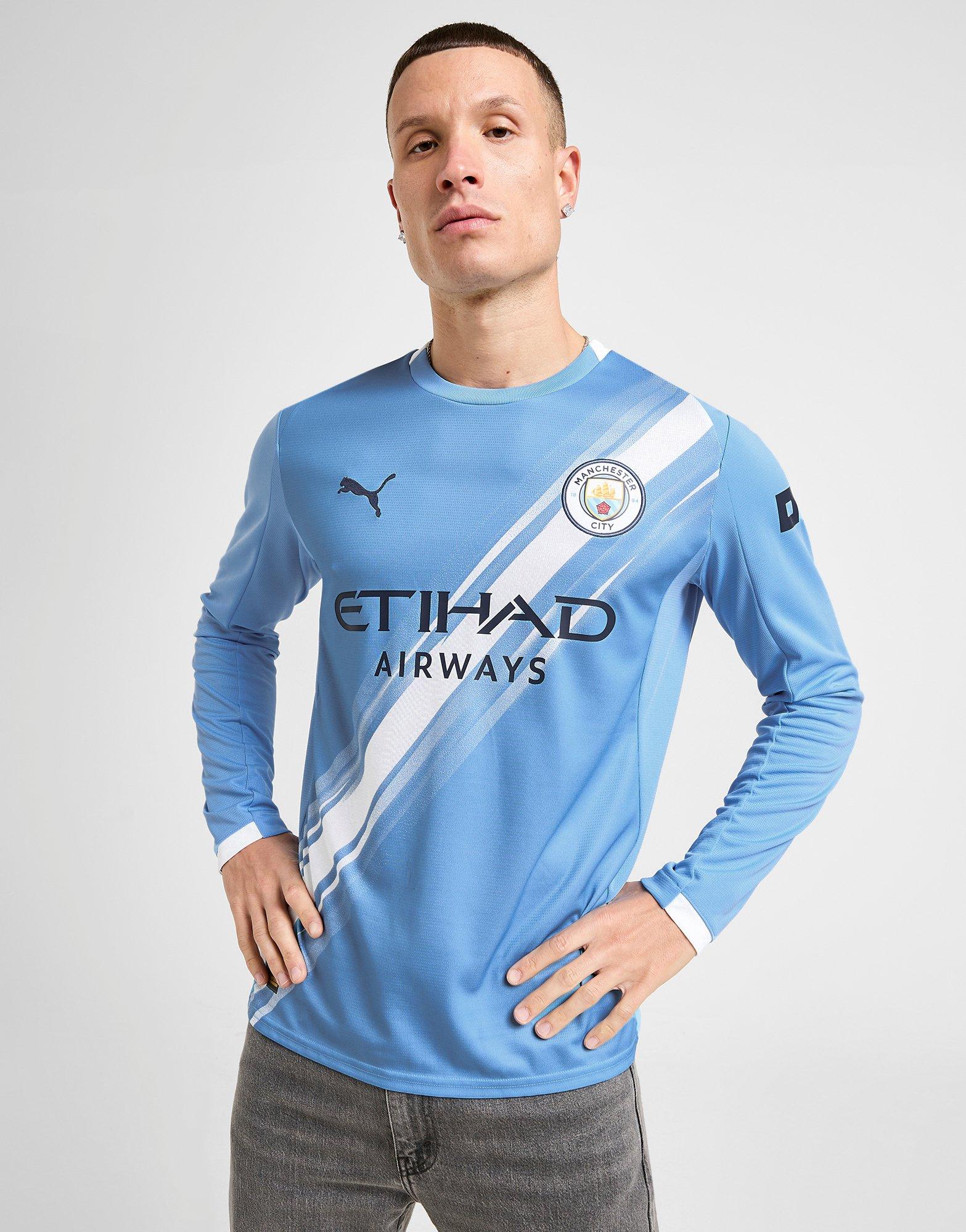 Manchester City FC 2025/26 Long Sleeve Home Shirt