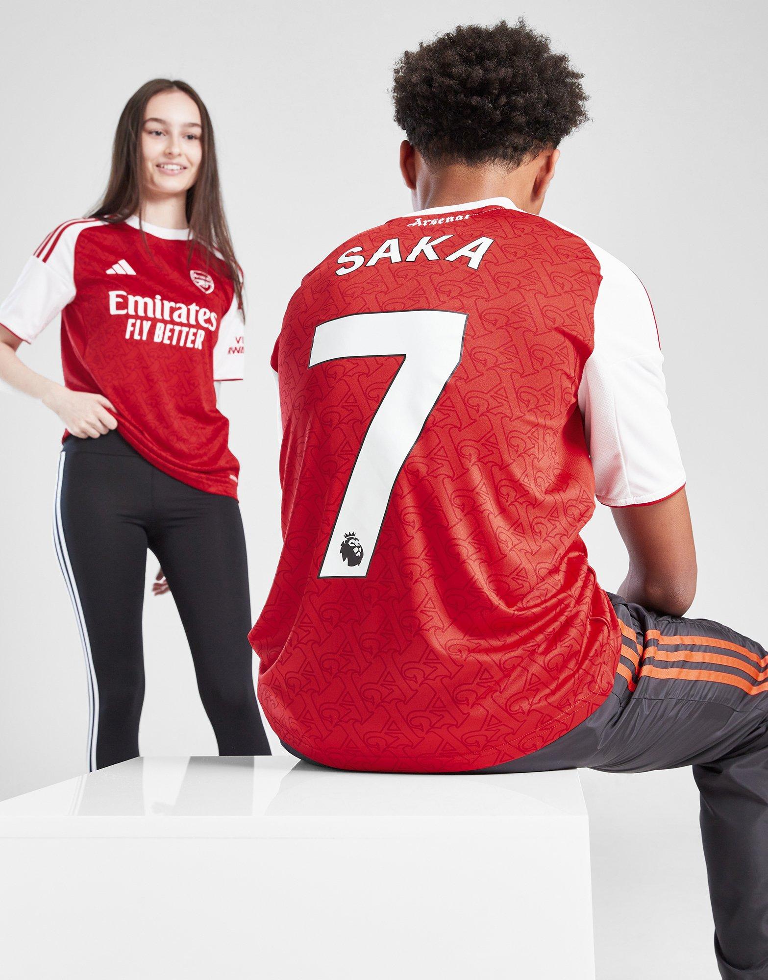 Arsenal FC 2025/26 Saka #7 Home Shirt Junior