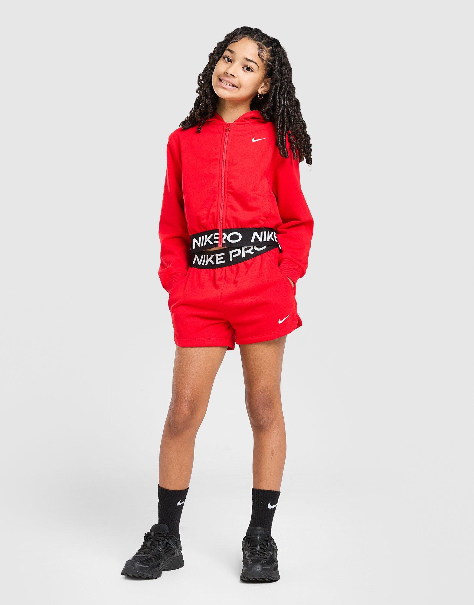 Girls' Pro Crop Full Zip Hoodie Junior