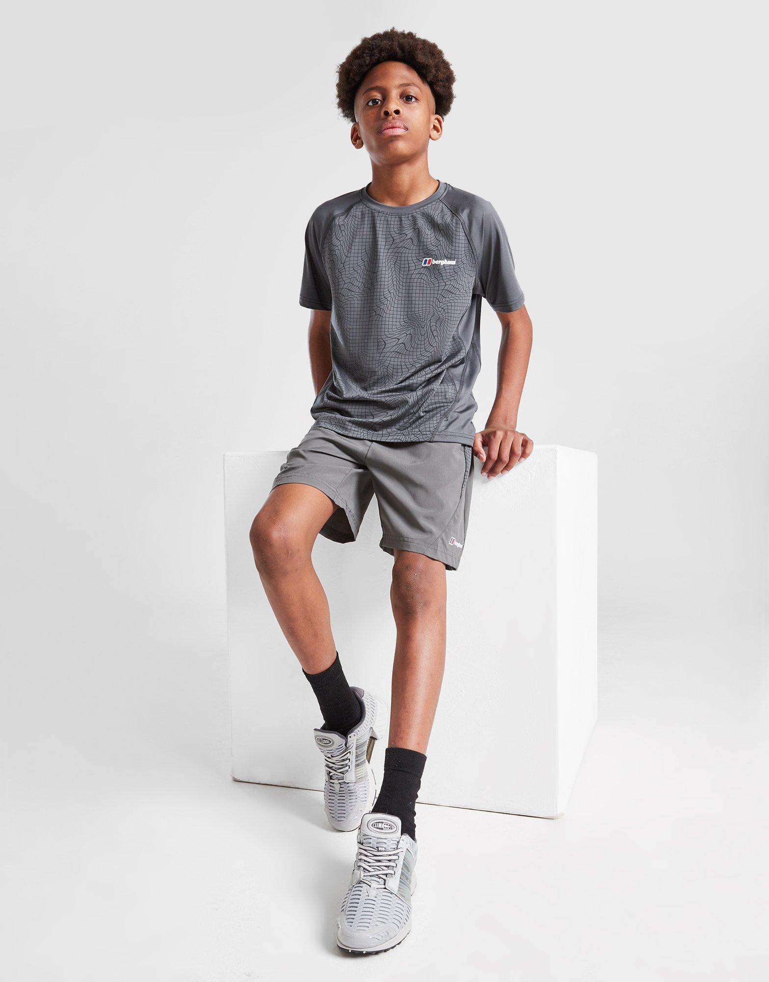 All Over Print Grid Shorts Junior
