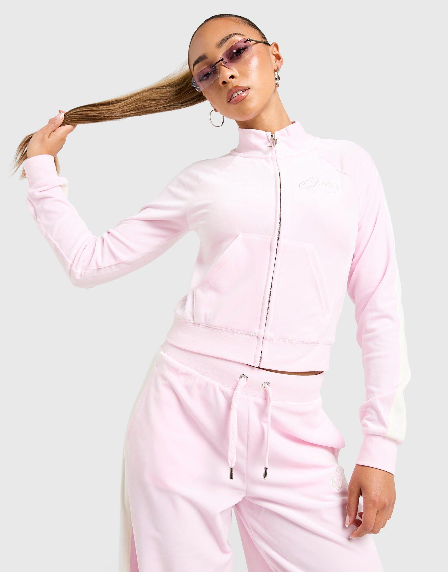 Script Velour Track Top