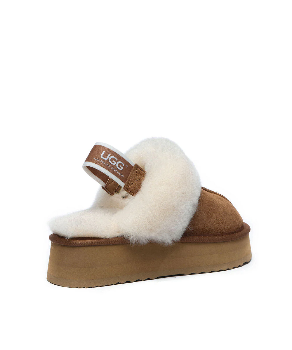 Women's   Platform Scuff Slipper