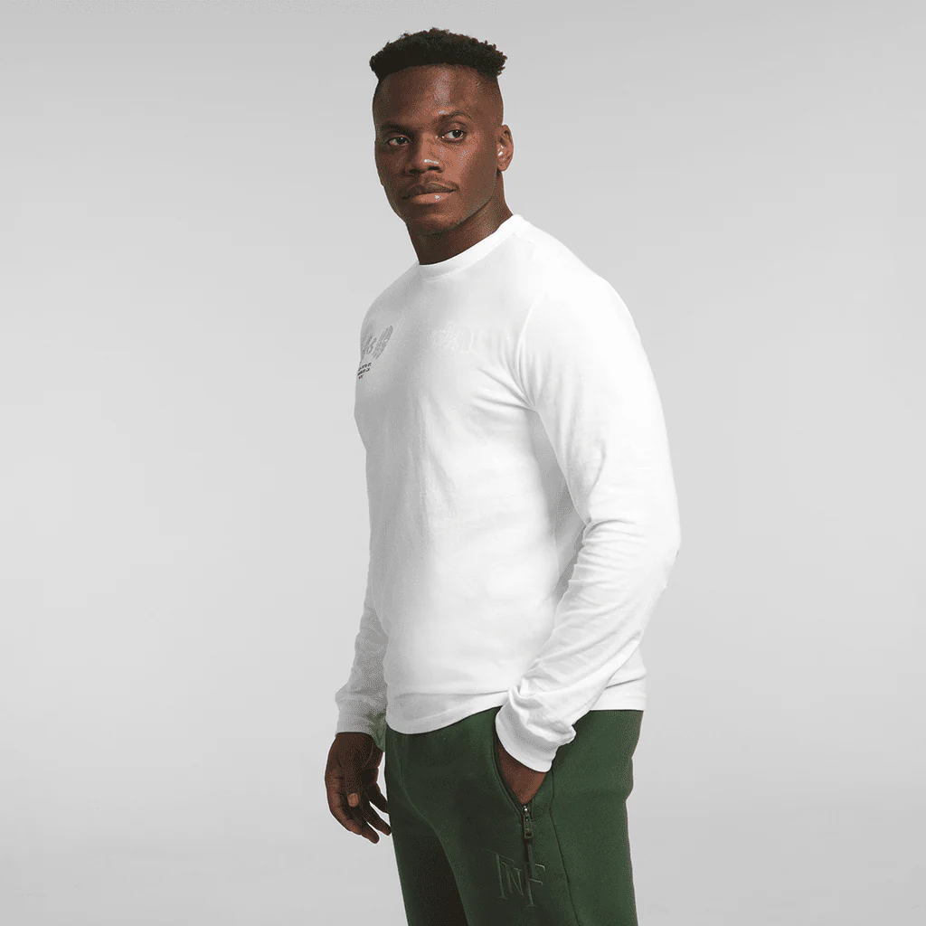 Brand proud long sleeve - TNF white / Snow
