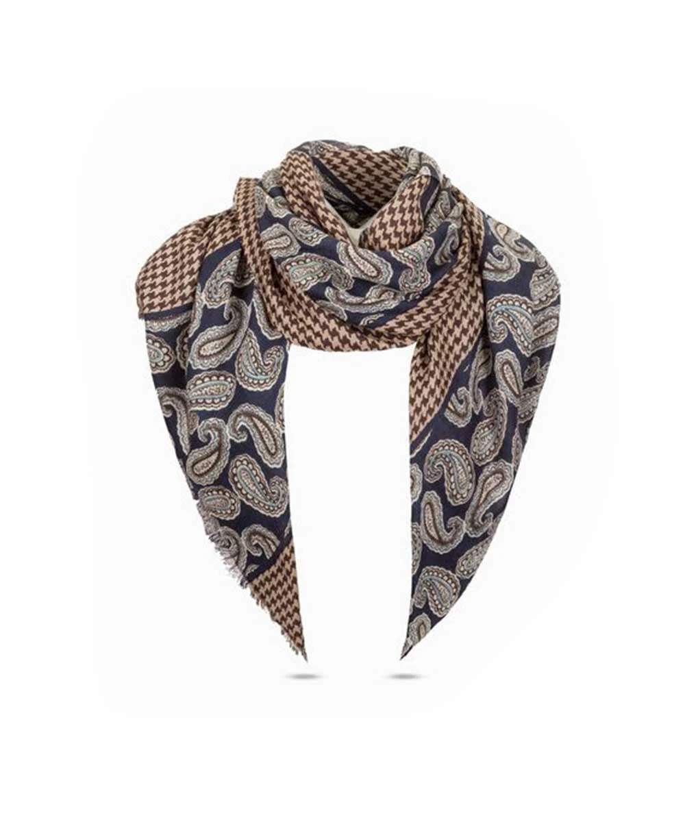 Merino Wool Print   Scarf