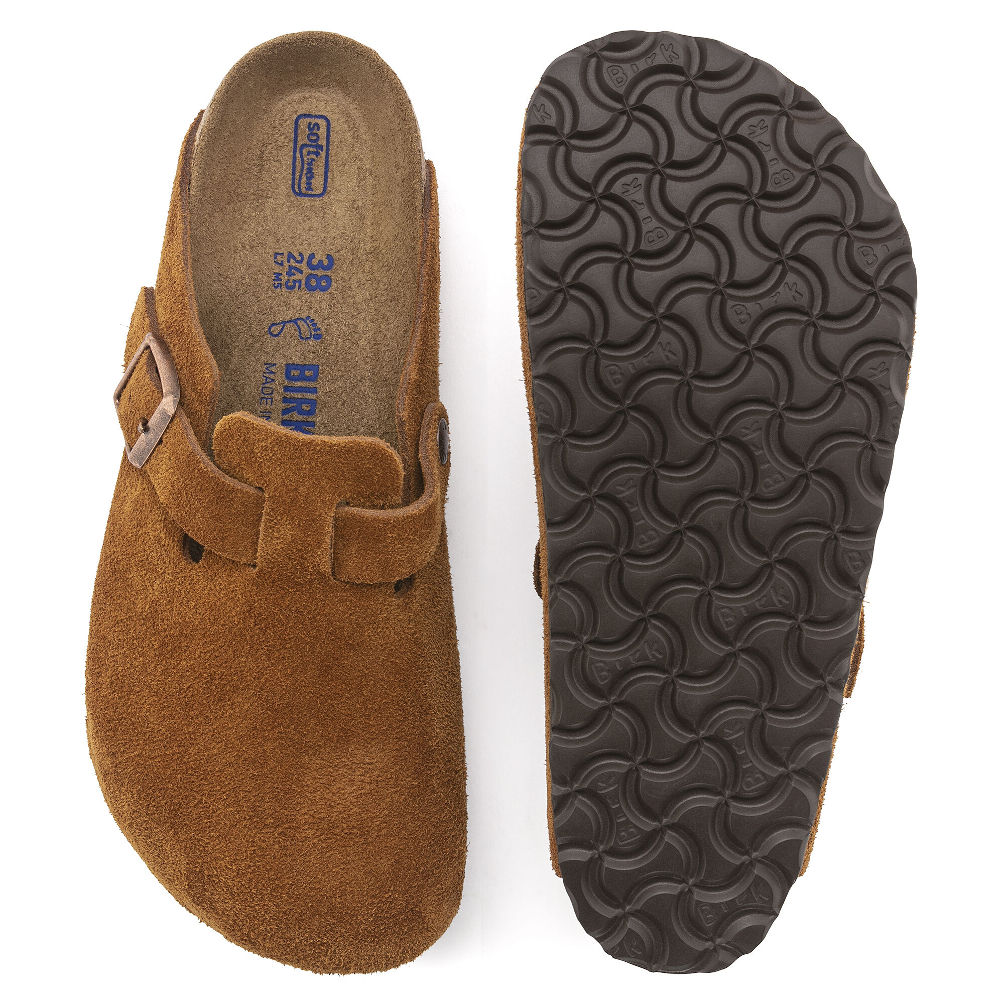 Boston Soft Footbed Suede Leather