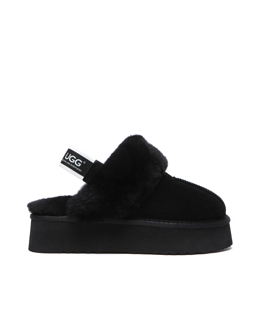 Women's   Platform Scuff Slipper