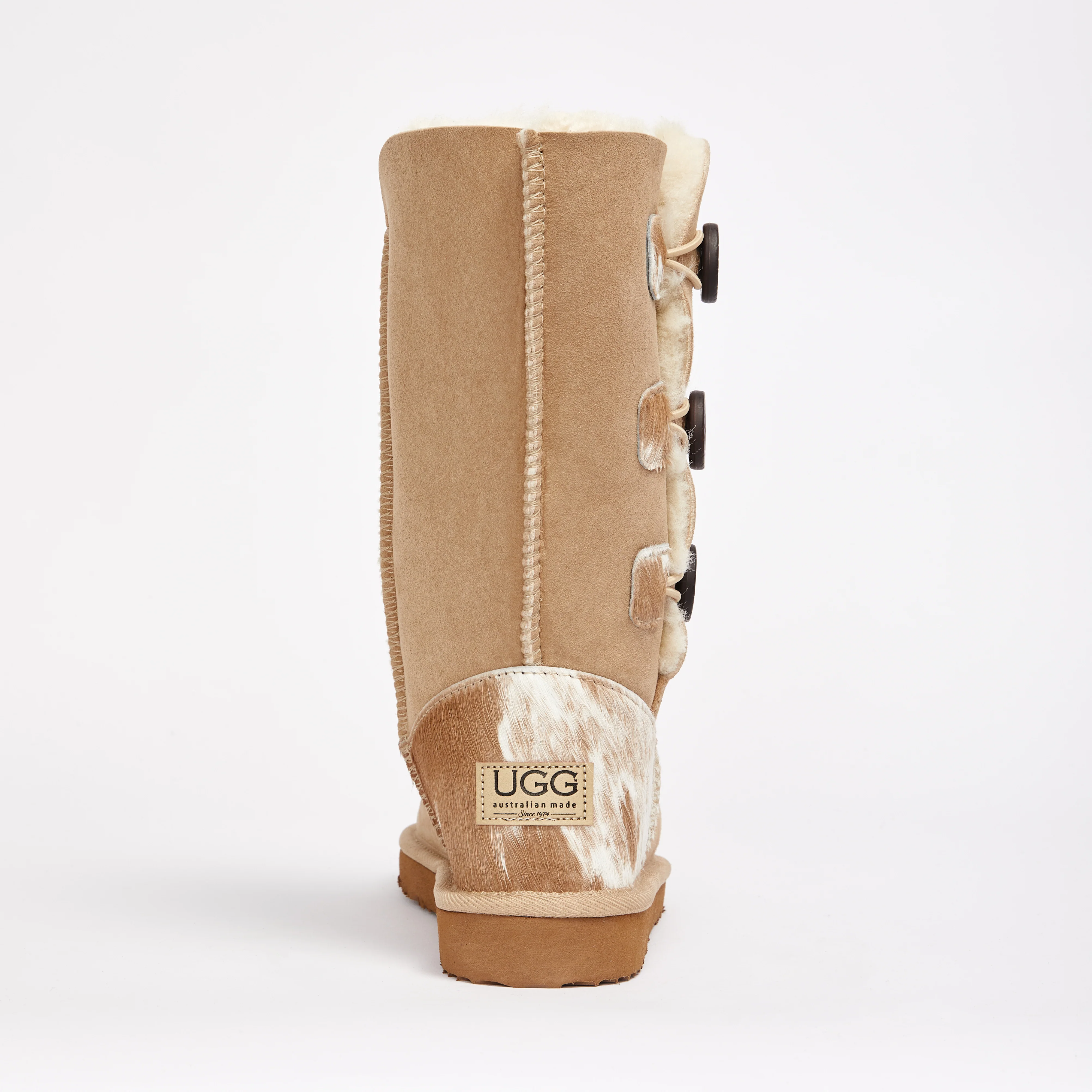 Women's Burleigh Button Triplet Calf