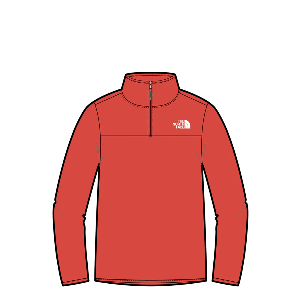 Cedar Trail Grid Fleece 1/4 Zip (NF0A8AZE) Mens 2025