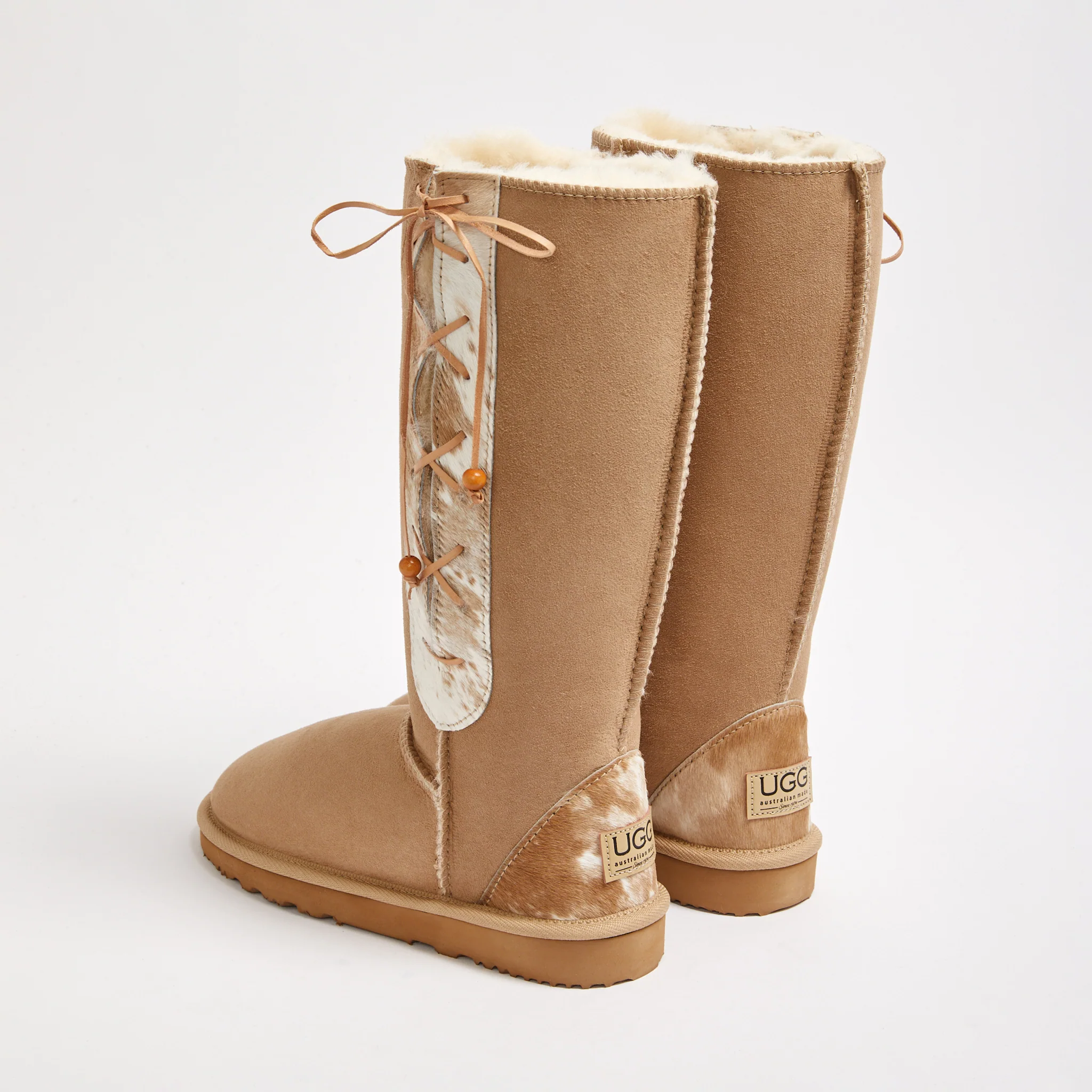 Women's Lace Up Calf Tall