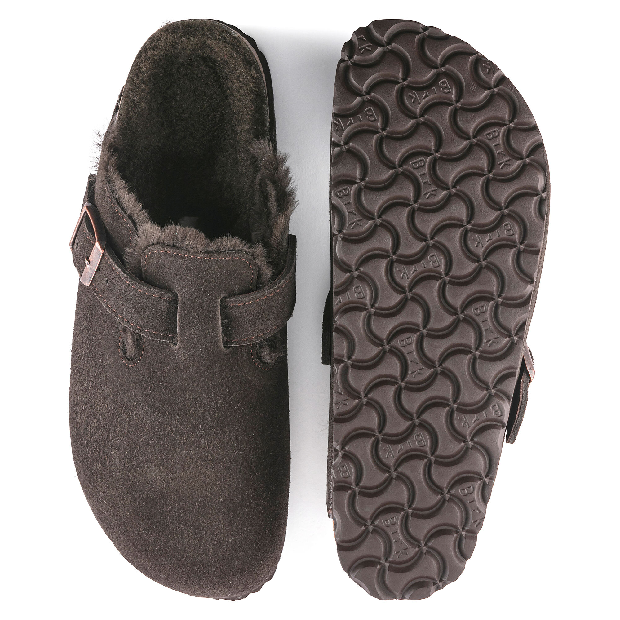 Boston Shearling Suede Leather