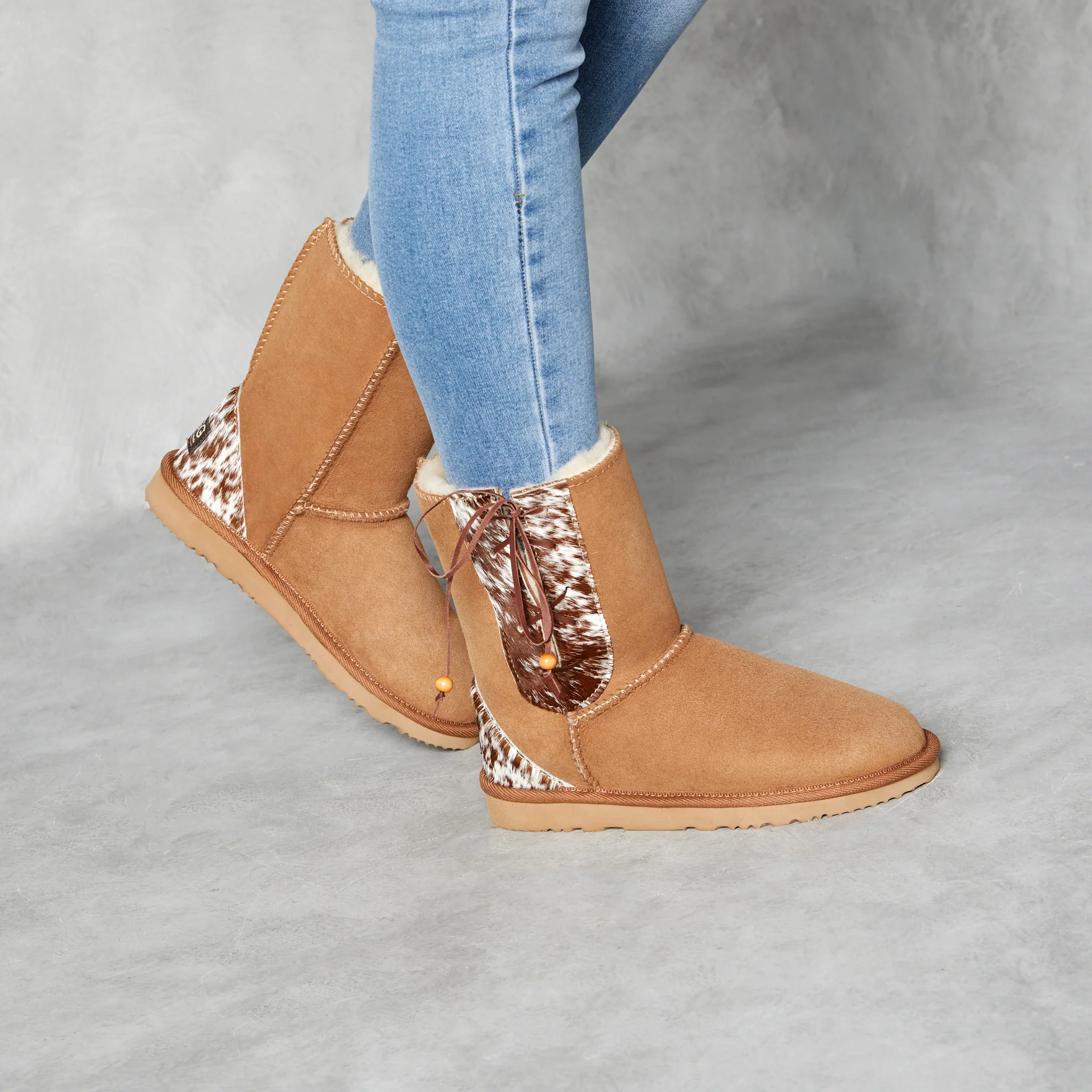 Women's Lace Up Mid Calf